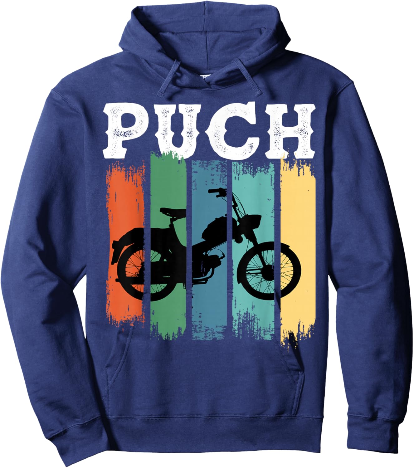 Puch Mofa Retro Klassiker Zweirad Kult Fahrer Hoodie - Hoodie | Navy