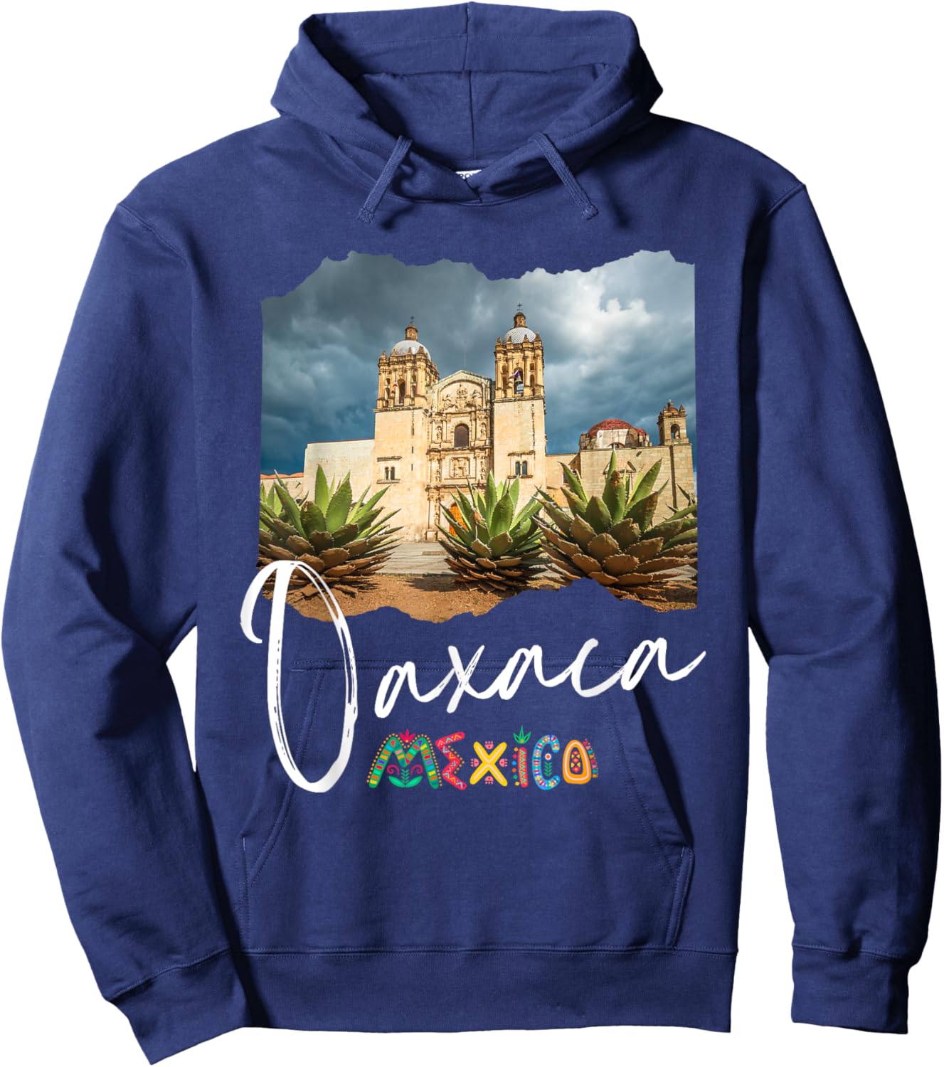 Retro Oaxaca Mexico Souvenir / Oaxaca Hoodie - Hoodie | Navy