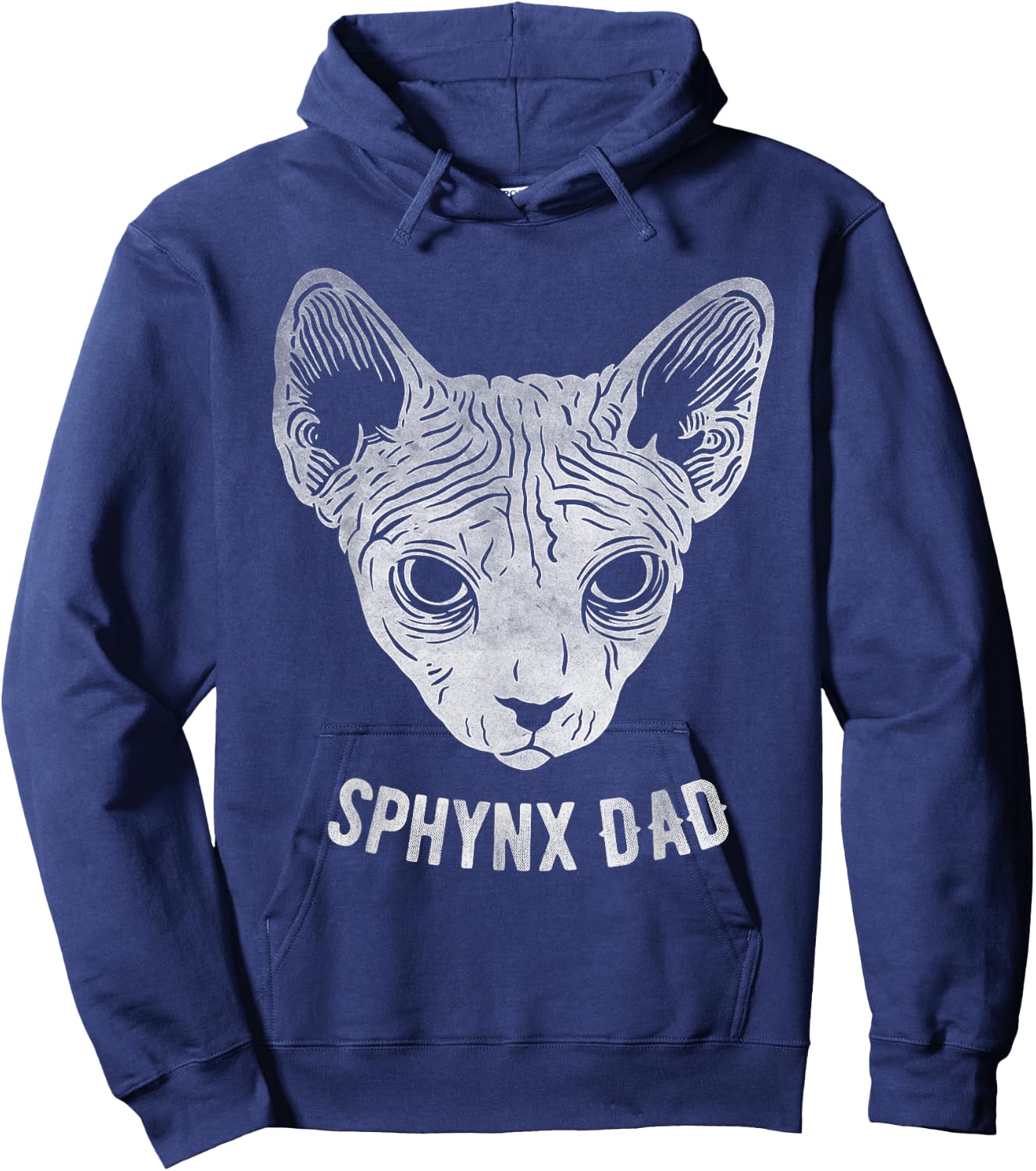 Sphynx Cat Dad Women Girls Kids Hoodie - Hoodie | Navy