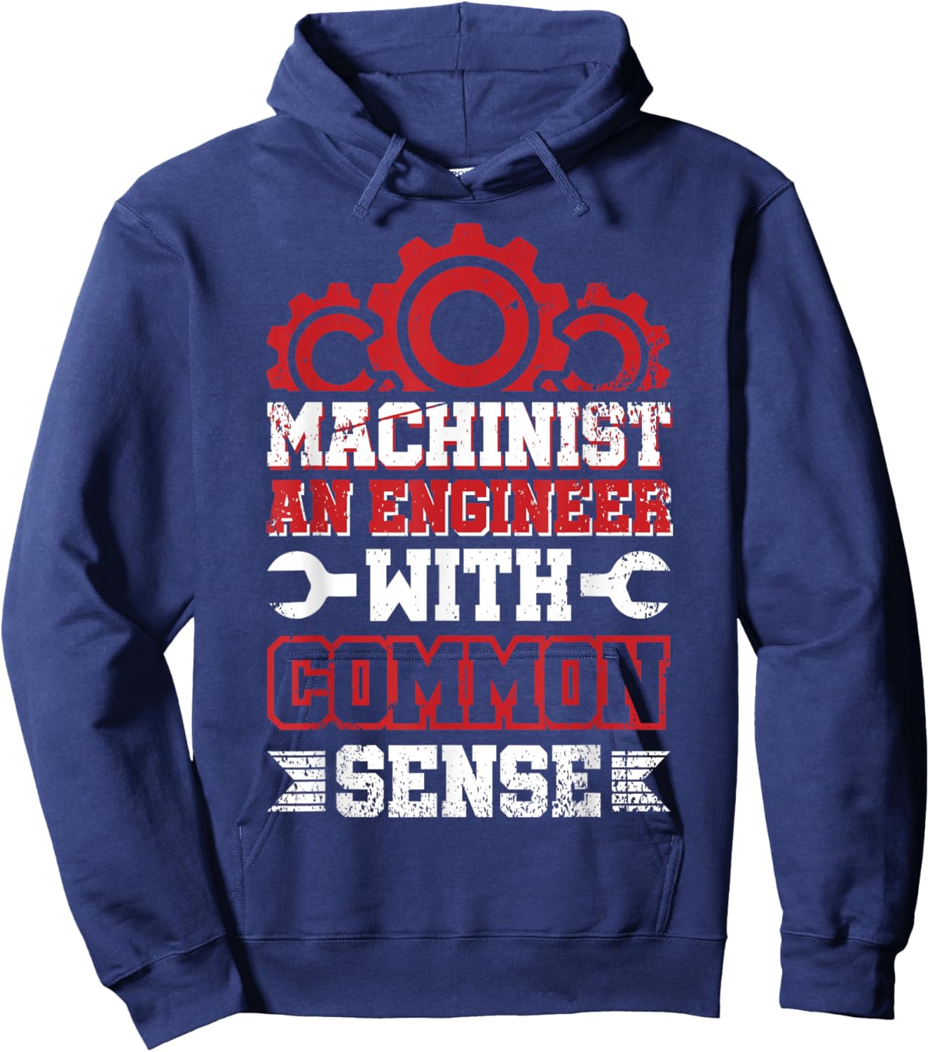 Funny Machinist Mechanic Machine Operator Shirt Hoodie - Hoodie | Navy