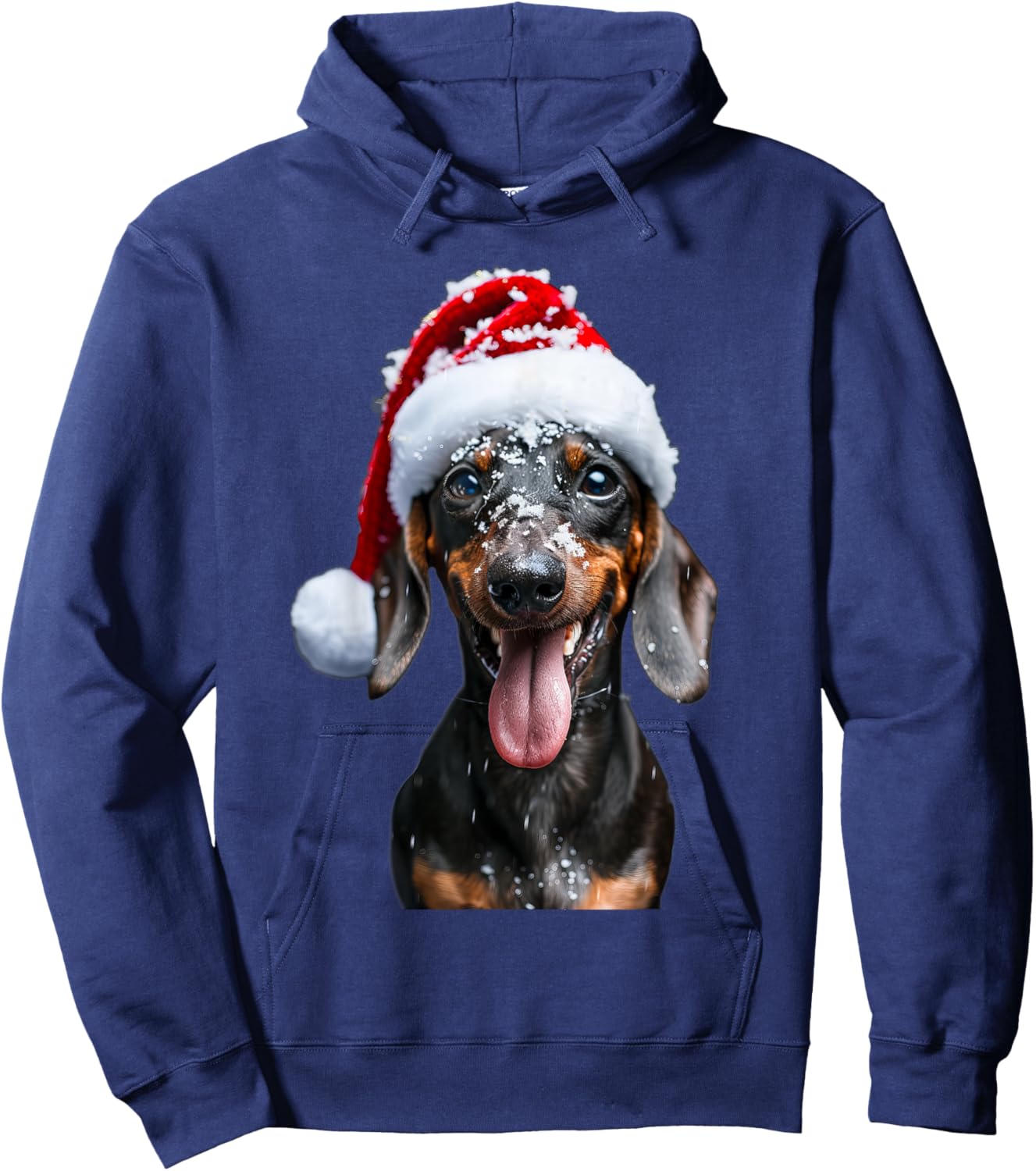 Dachshund Christmas Hoodie - Hoodie | Navy