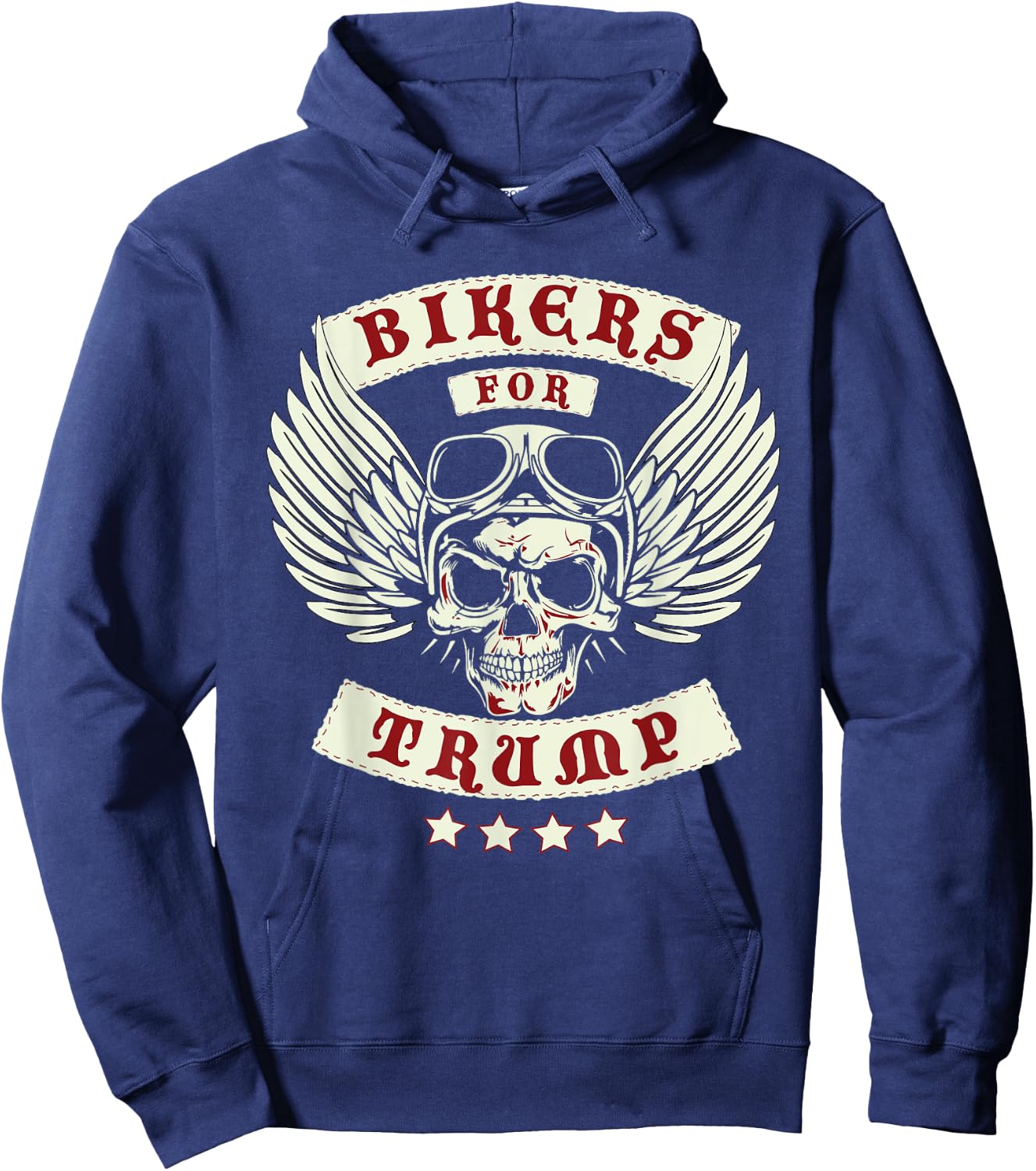 Trump 2020 Bikers For Trump Hoodie - Hoodie | Navy