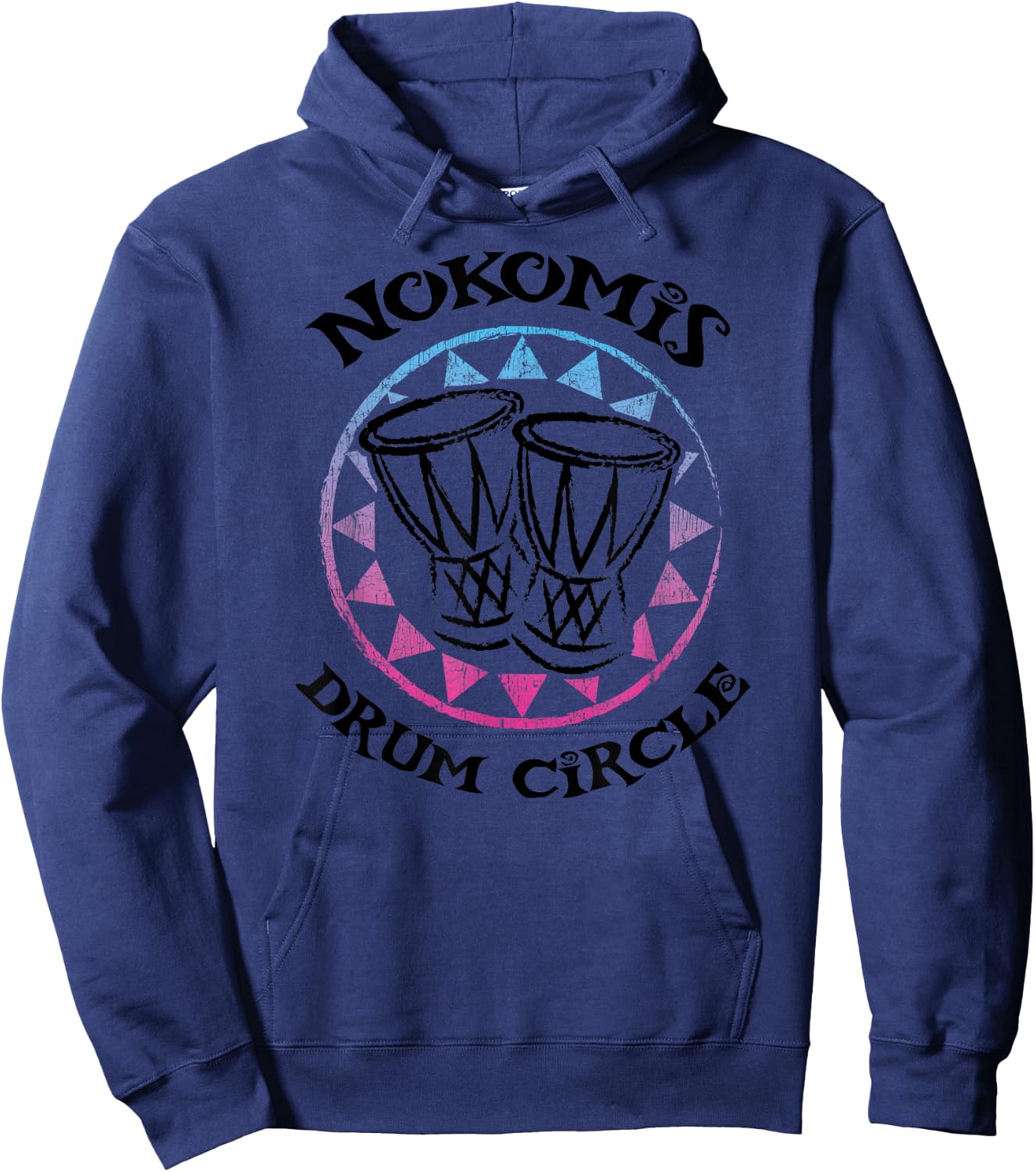 Nokomis Florida Drum Circle Drummer Hoodie - Hoodie | Navy