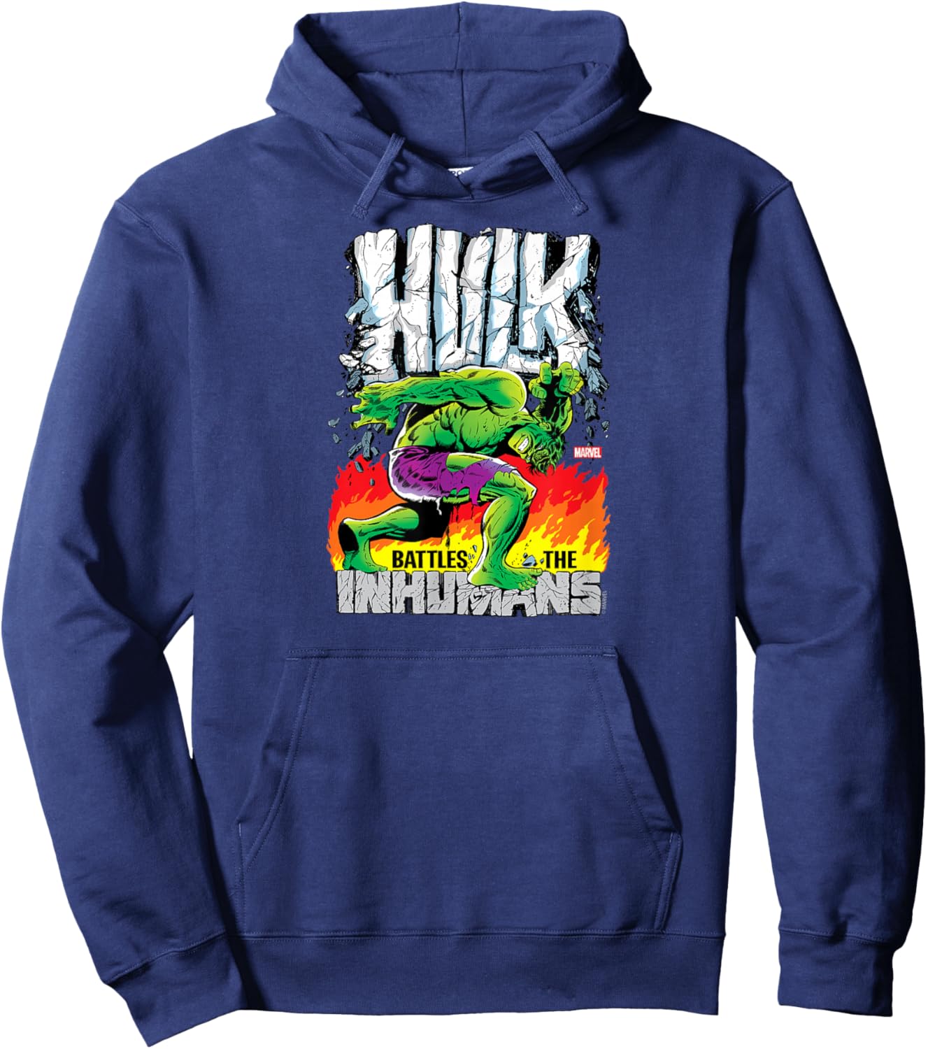 Hulk - Retro Cover Hoodie - Hoodie | Navy