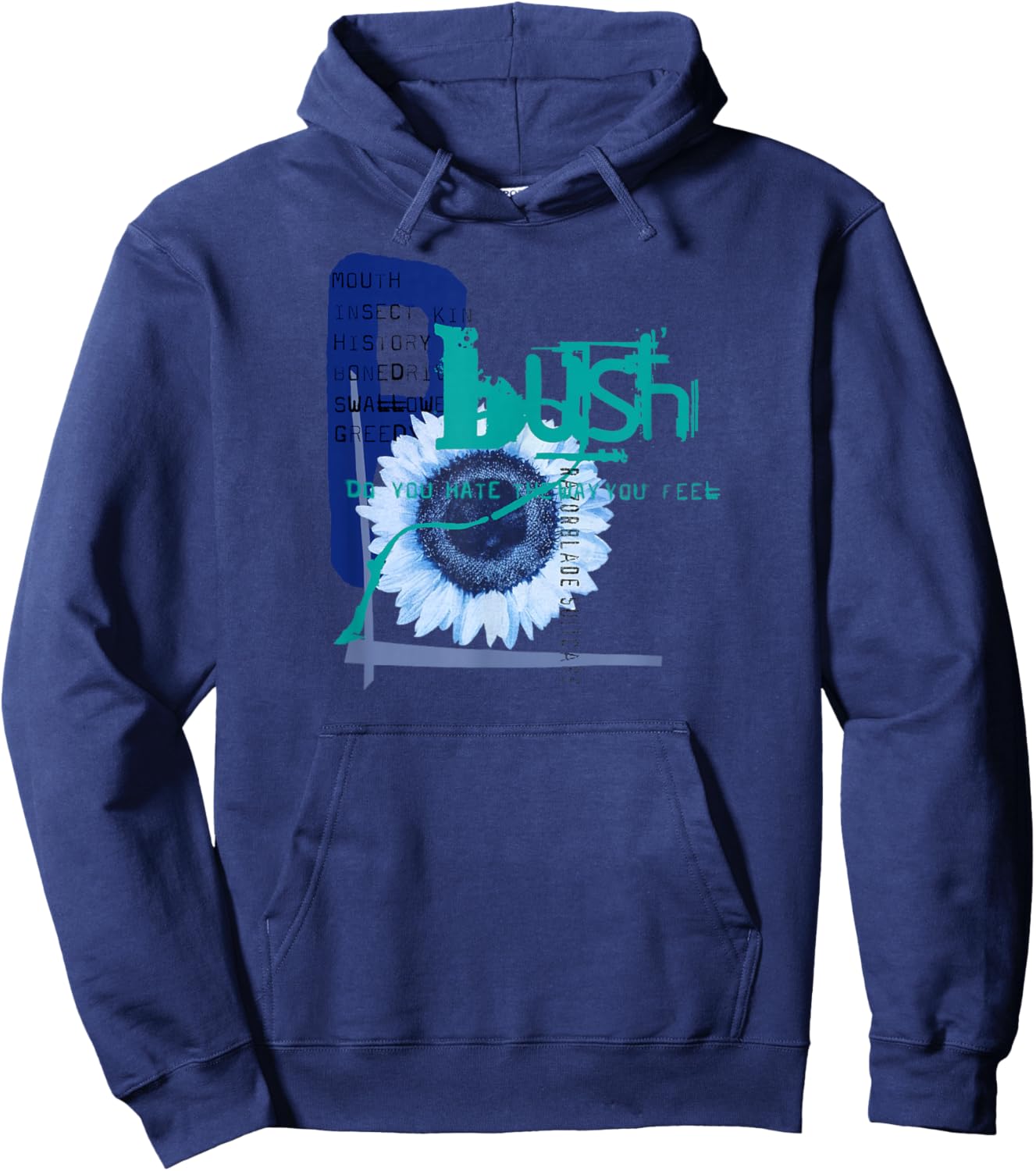 Bush – Do You Hate The Way You Feel Navy Hoodie - Hoodie | Navy