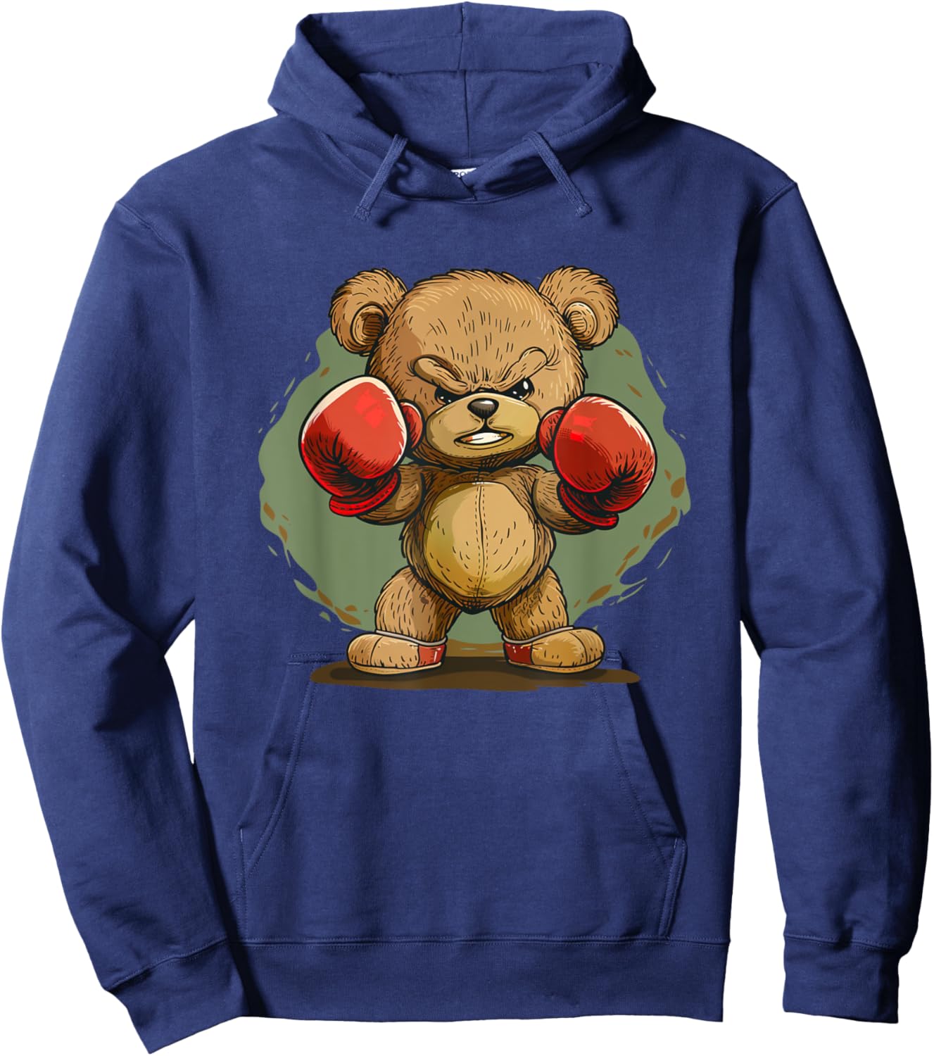 Cool Teddy bear with boxing gloves outfit Hoodie - Hoodie | Navy