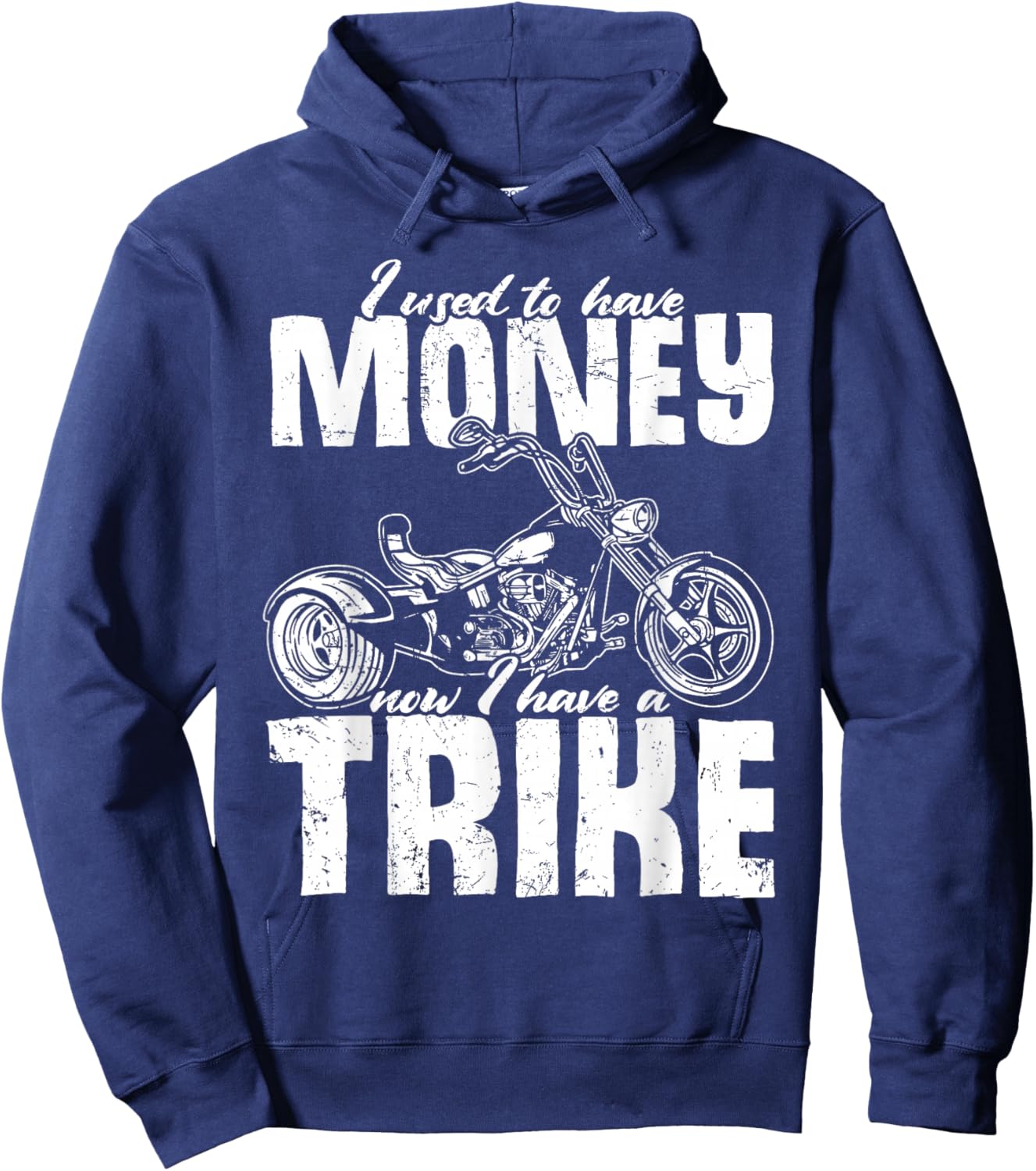 Trike Motorcycle Owner Triker Motortrike Biker Hoodie - Hoodie | Navy