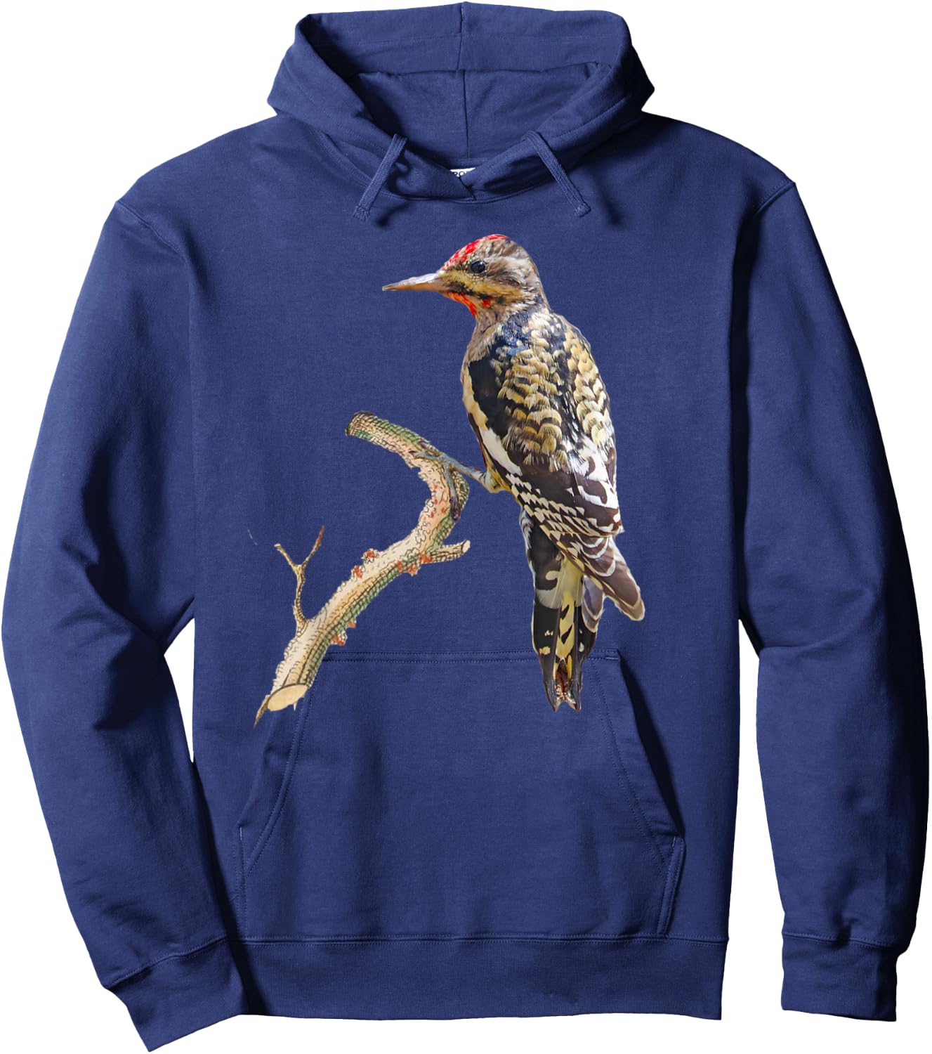 Yellow-bellied Sapsucker Woodpecker Bird Hoodie - Hoodie | Navy