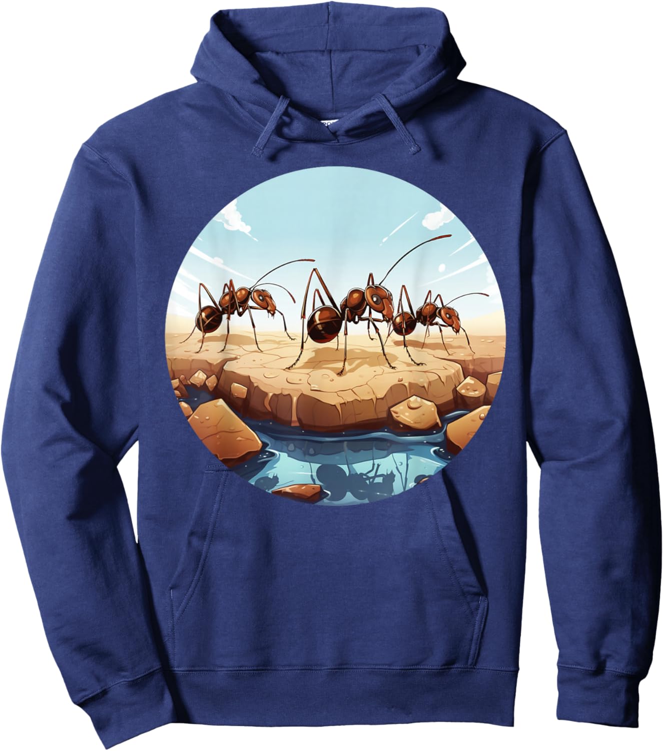 Cool army ants costume Hoodie - Hoodie | Navy