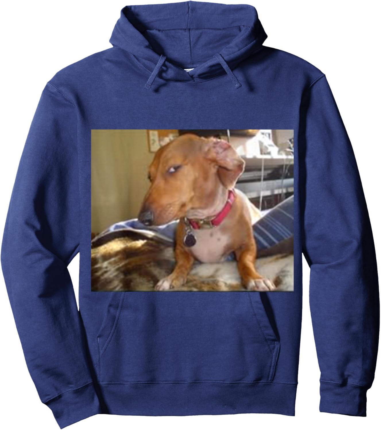 Bombastic Side Eye Funny Dog Women Girls Kids Hoodie - Hoodie | Navy