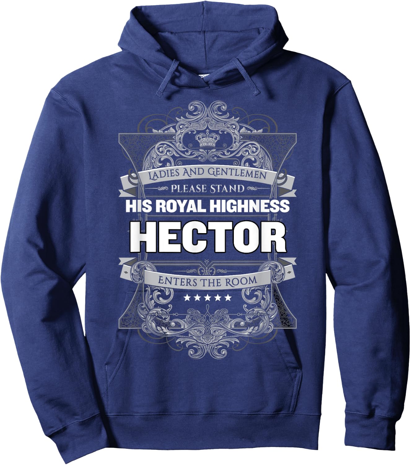 Hector First Name Hoodie - Hoodie | Navy