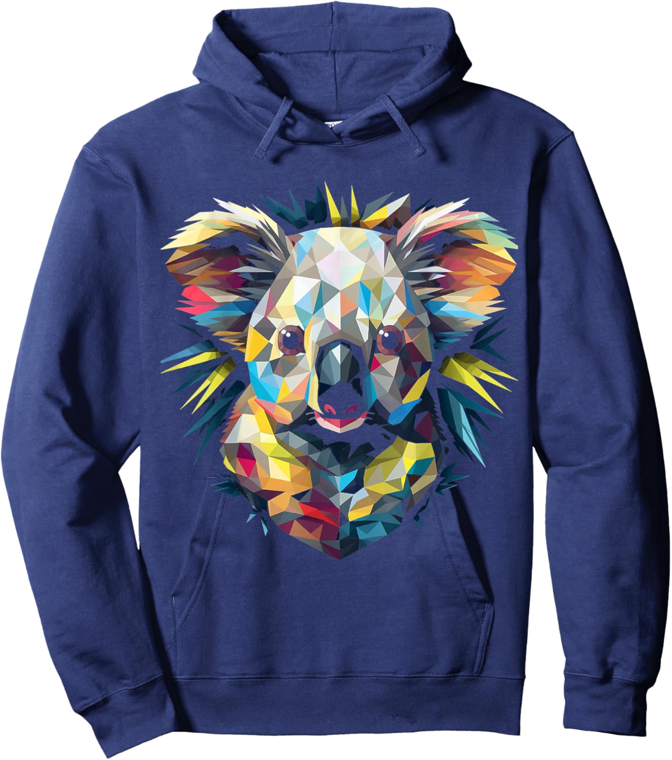 Koala Geometric Hoodie - Hoodie | Navy