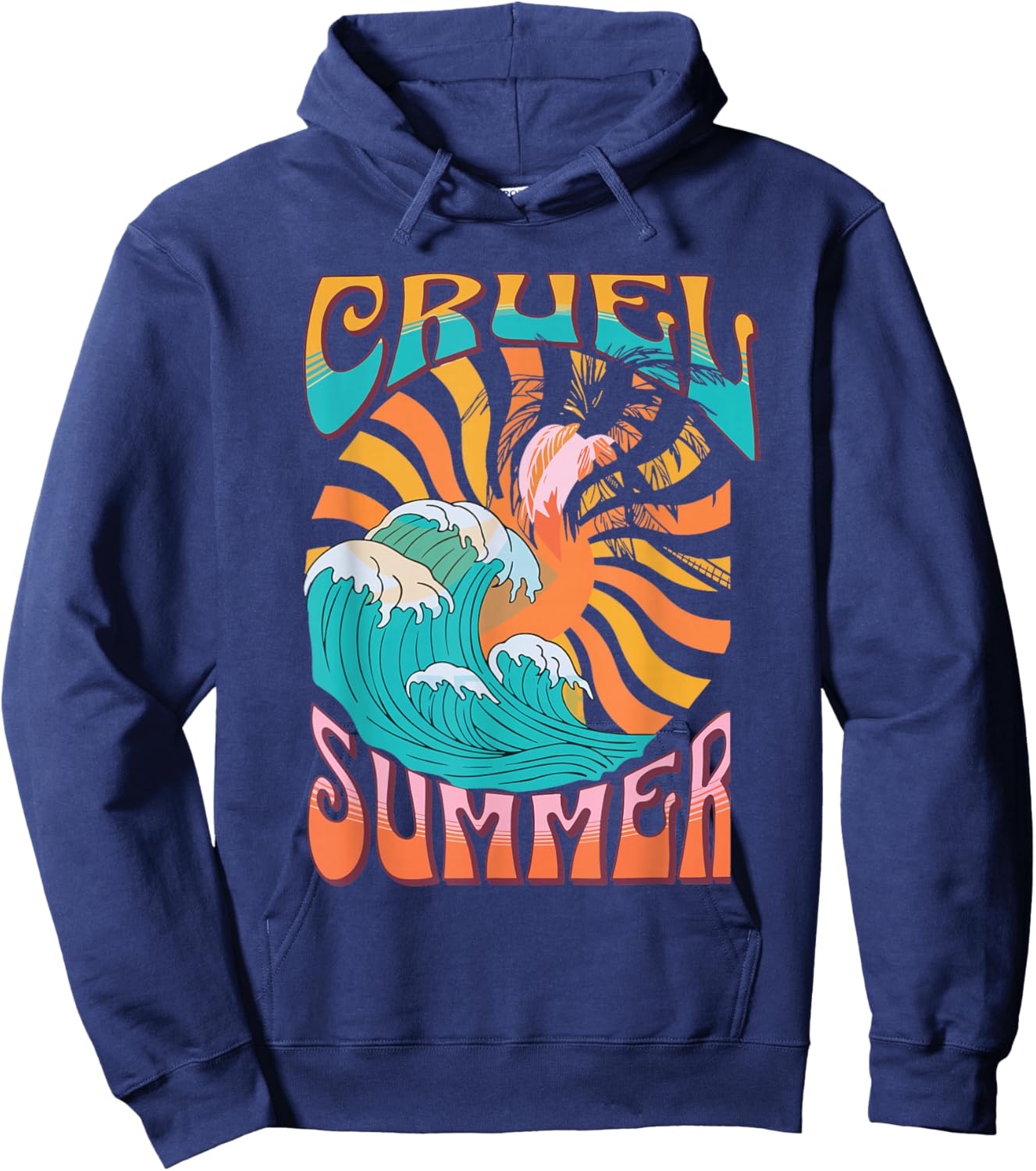 Cruel Summer Funny Cute Retro Vintage Hoodie - Hoodie | Navy