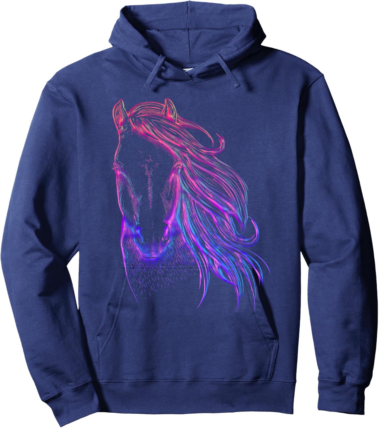 Riding solves most problems girls riding horses Hoodie - Hoodie | Navy