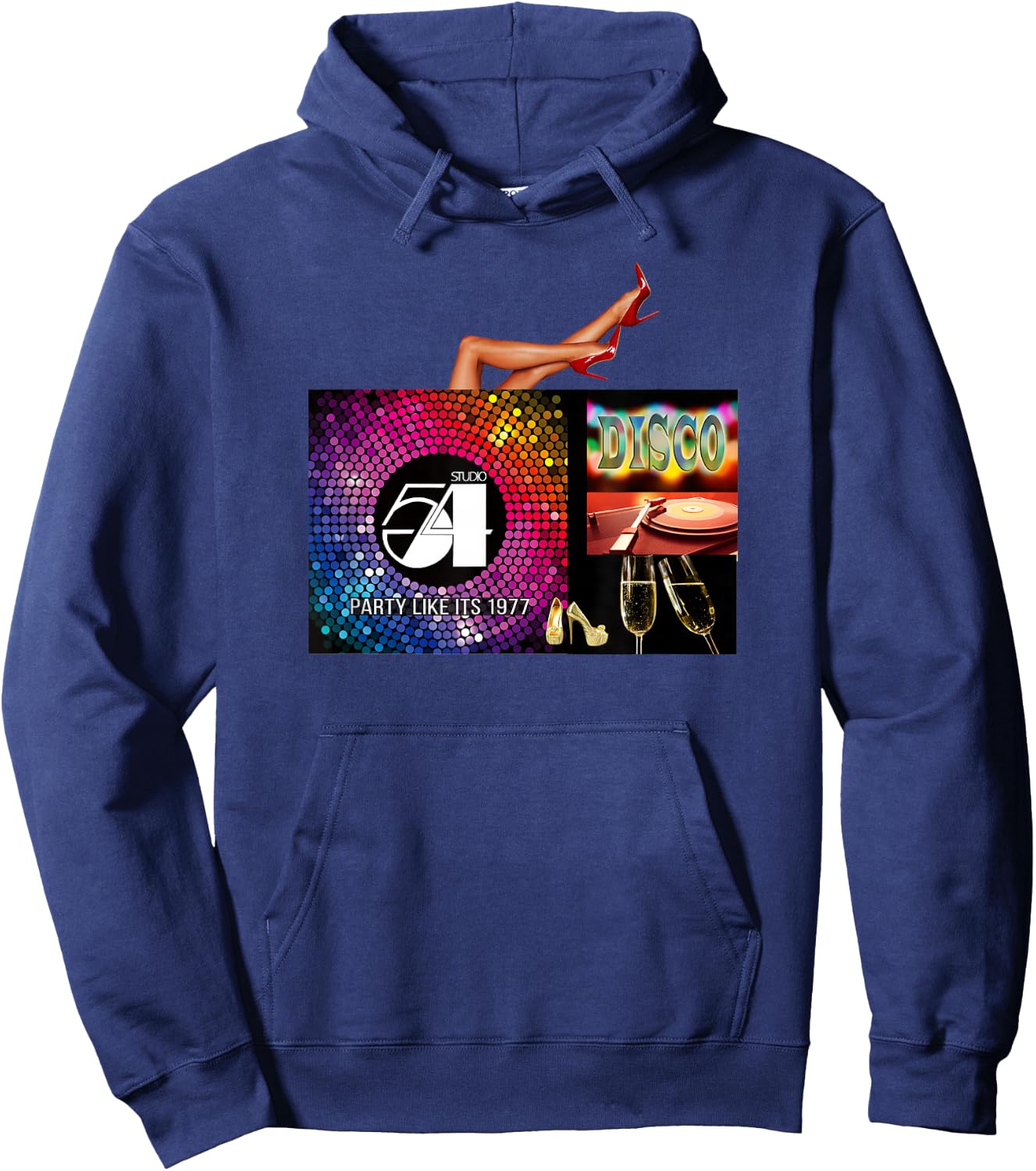 Studio 54_Disco_003 Hoodie - Hoodie | Navy