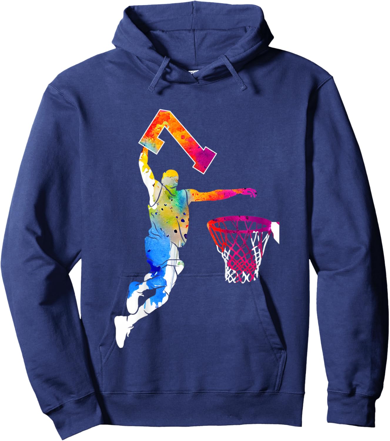 7 Jahre Basketball 7. Geburtstag Hoodie - Hoodie | Navy