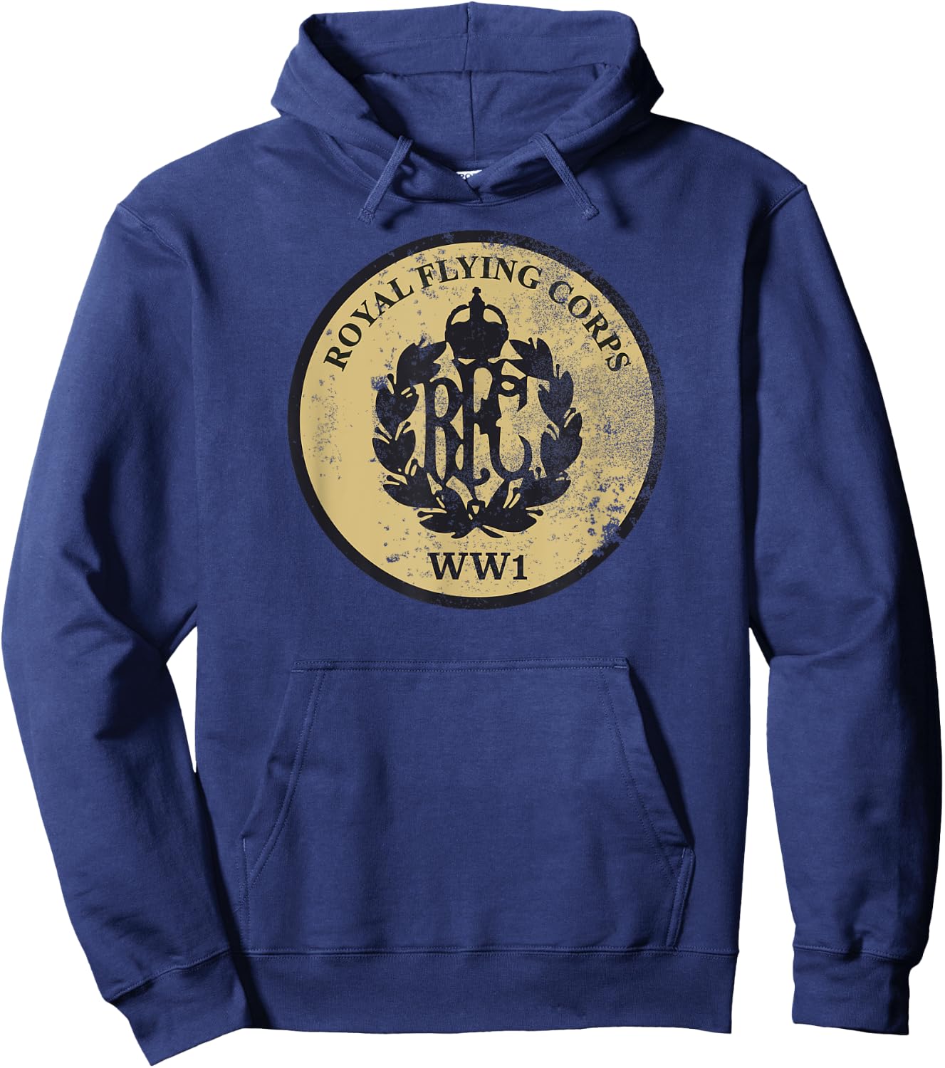 WW1 Royal Flying Corps (distressed) Hoodie - Hoodie | Navy