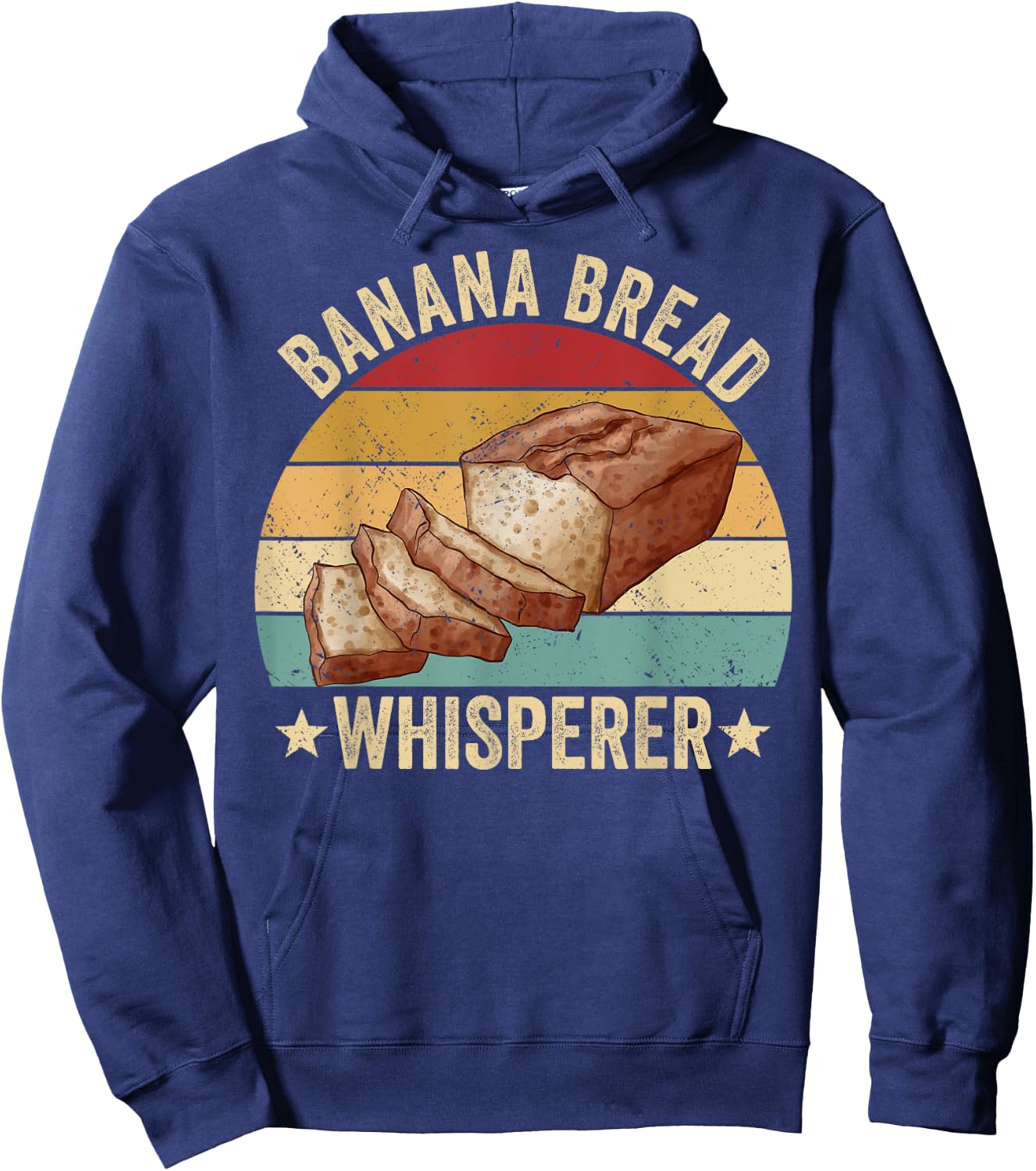 Funny Bread Baking Baker Banana Bread Whisperer Hoodie - Hoodie | Navy
