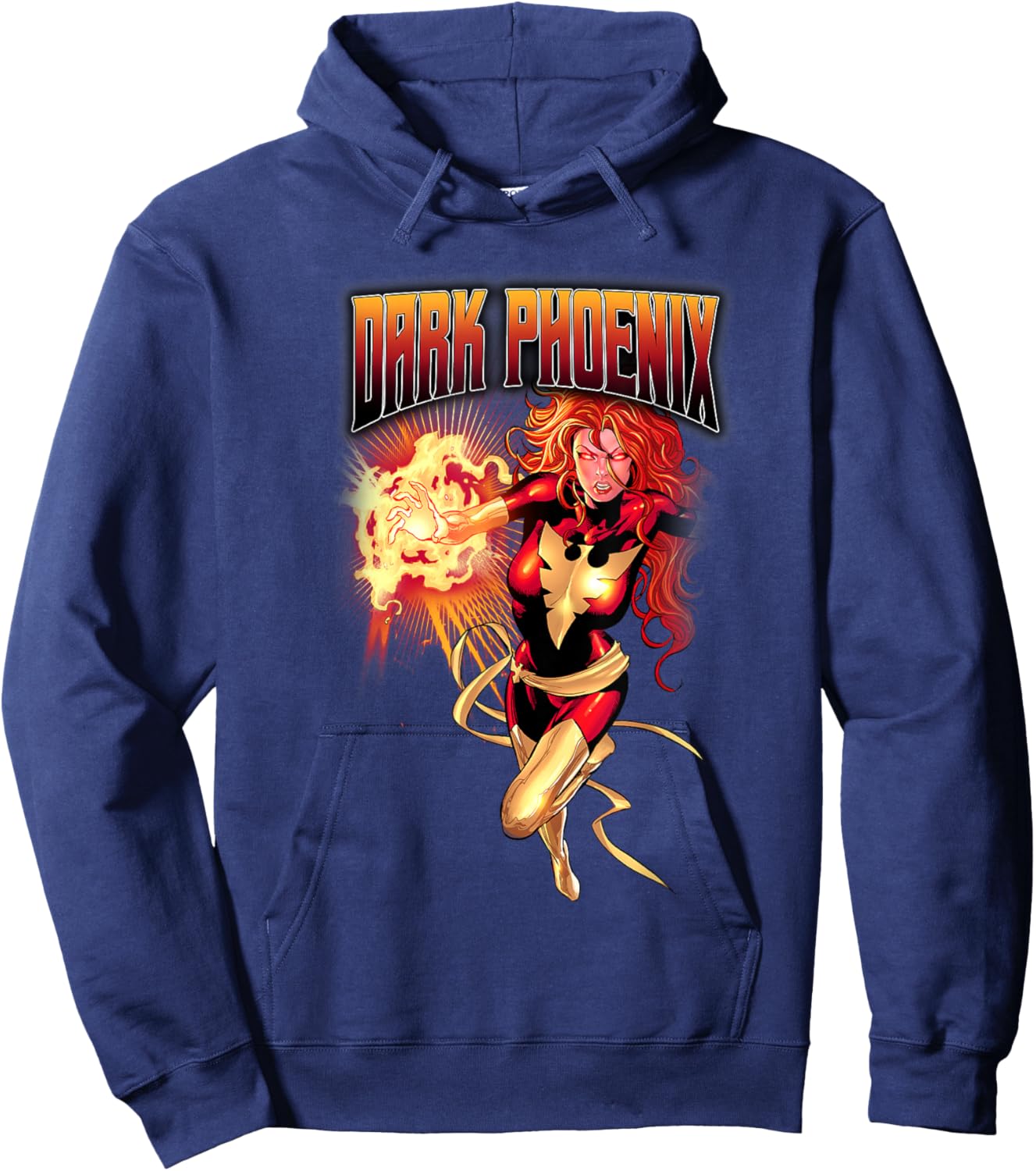 Marvel X-Men Dark Phoenix Evil Jean Grey Shot Hoodie - Hoodie | Navy