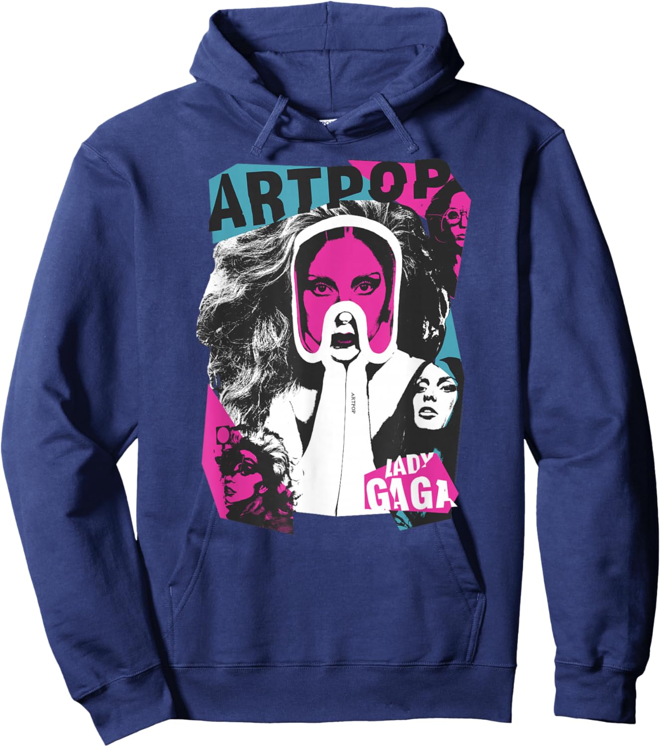Lady Gaga Artpop Collage Glamour Music Pop Hoodie - Hoodie | Navy