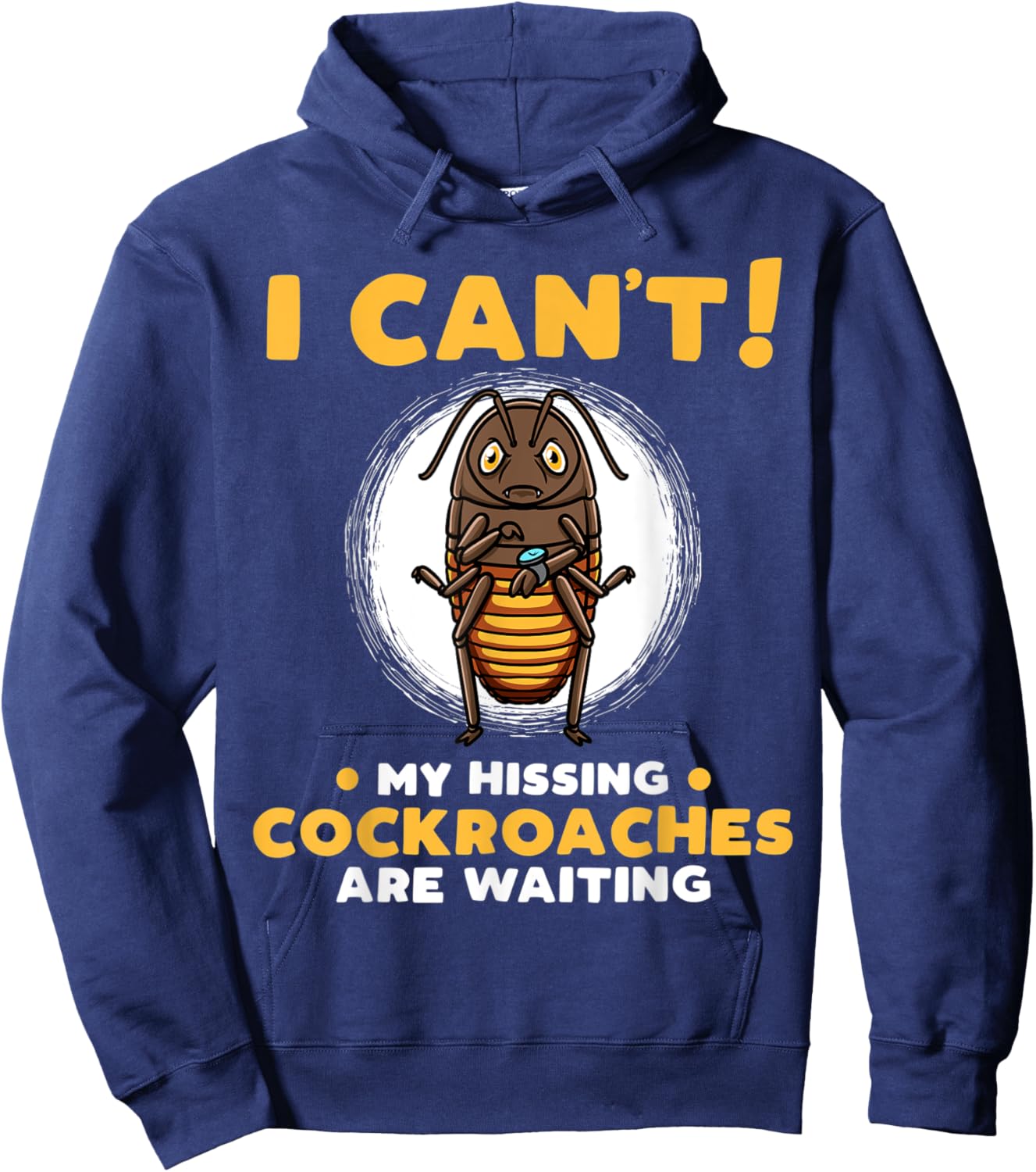 Madagascar Hissing Cockroach Hoodie - Hoodie | Navy