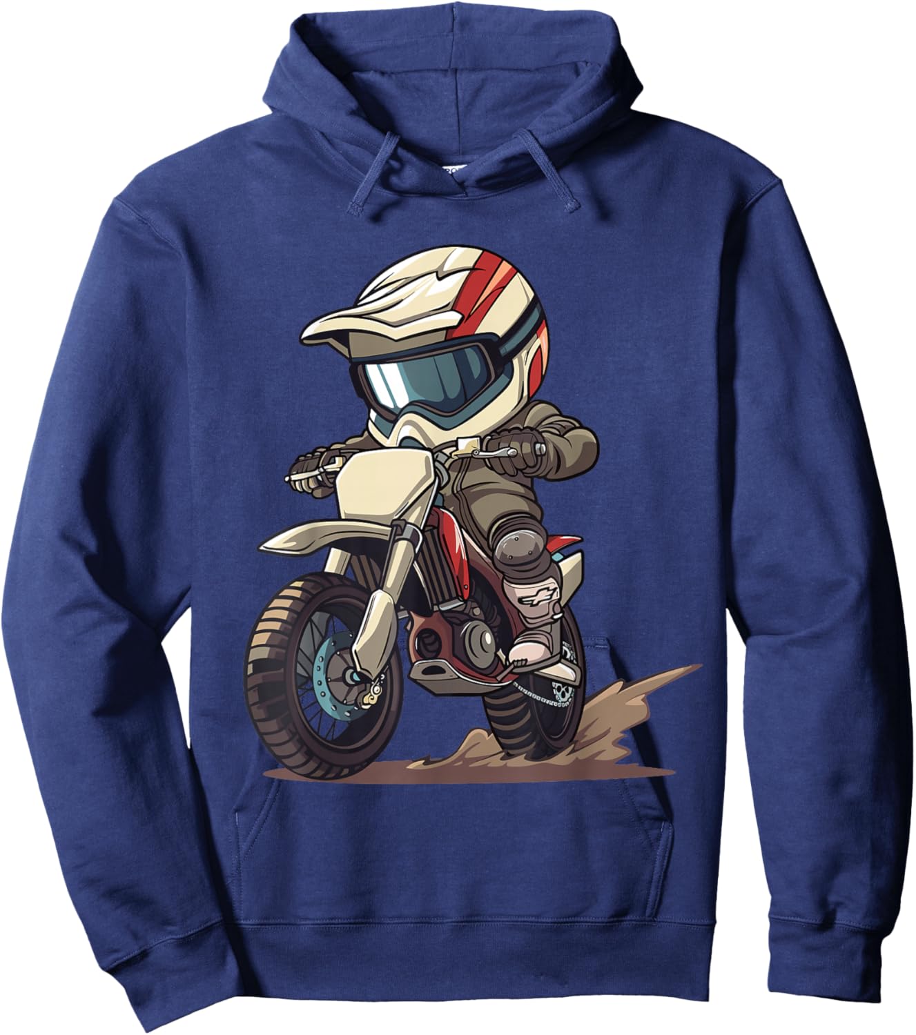 Kids Dirt Bike Hoodie - Hoodie | Navy
