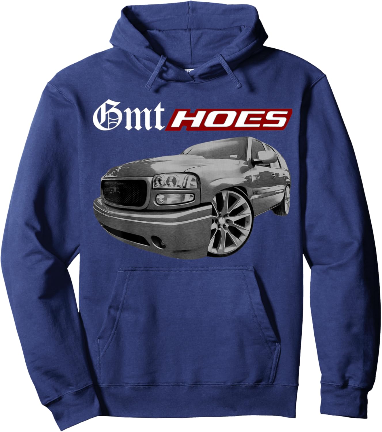 Funny Tahoe Yukon SUV GMT Hoes Denali Hoodie - Hoodie | Navy
