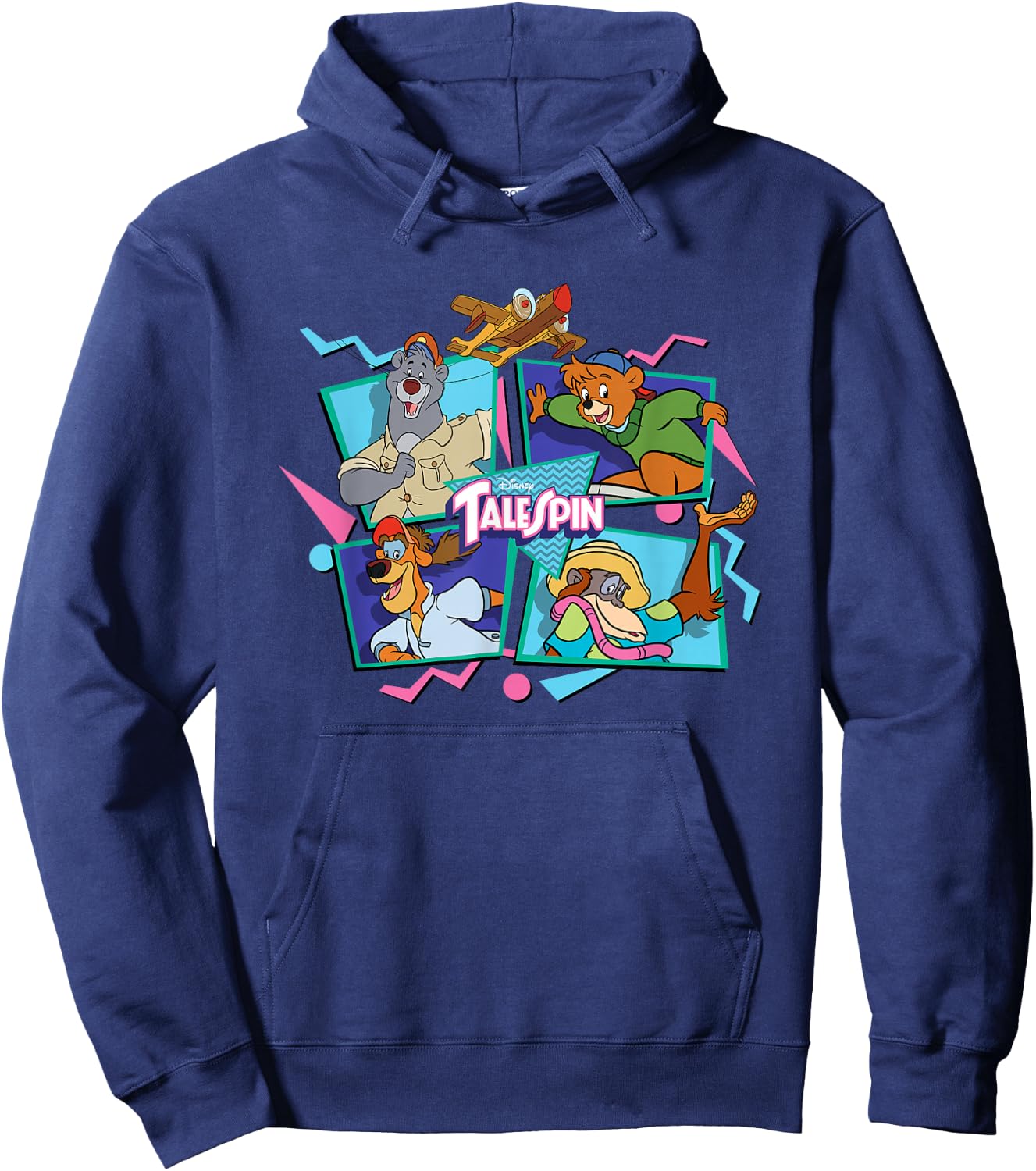 Talespin - Retro Character Group Hoodie - Hoodie | Navy