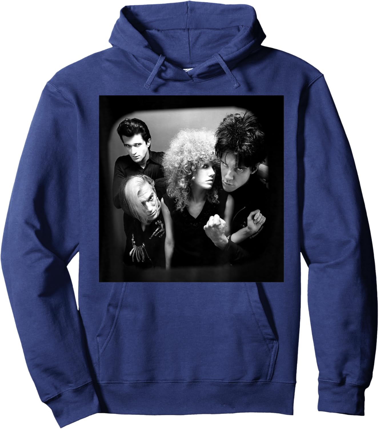 The Cramps Punk Band Photoshoot By Simon Fowler Hoodie - Hoodie | Navy