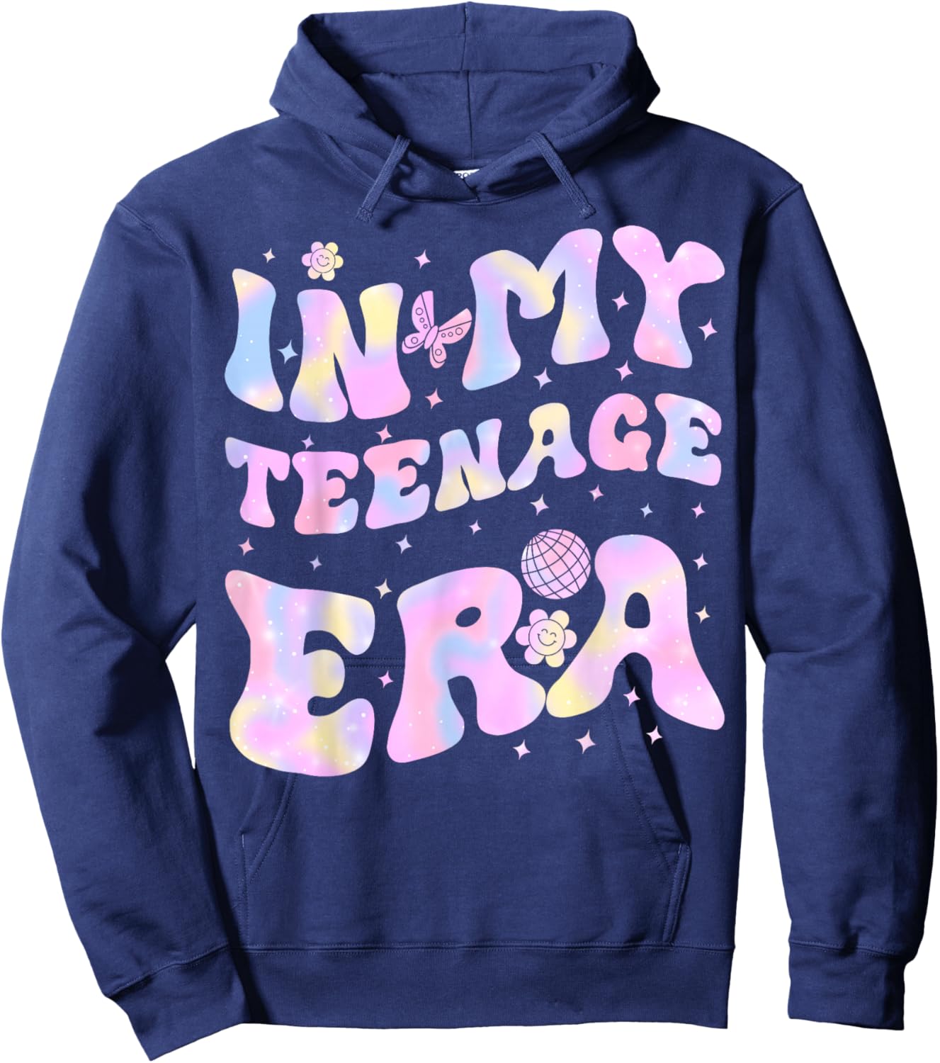 In My Teenage Era - 13th Birthday Hoodie - Hoodie | Navy