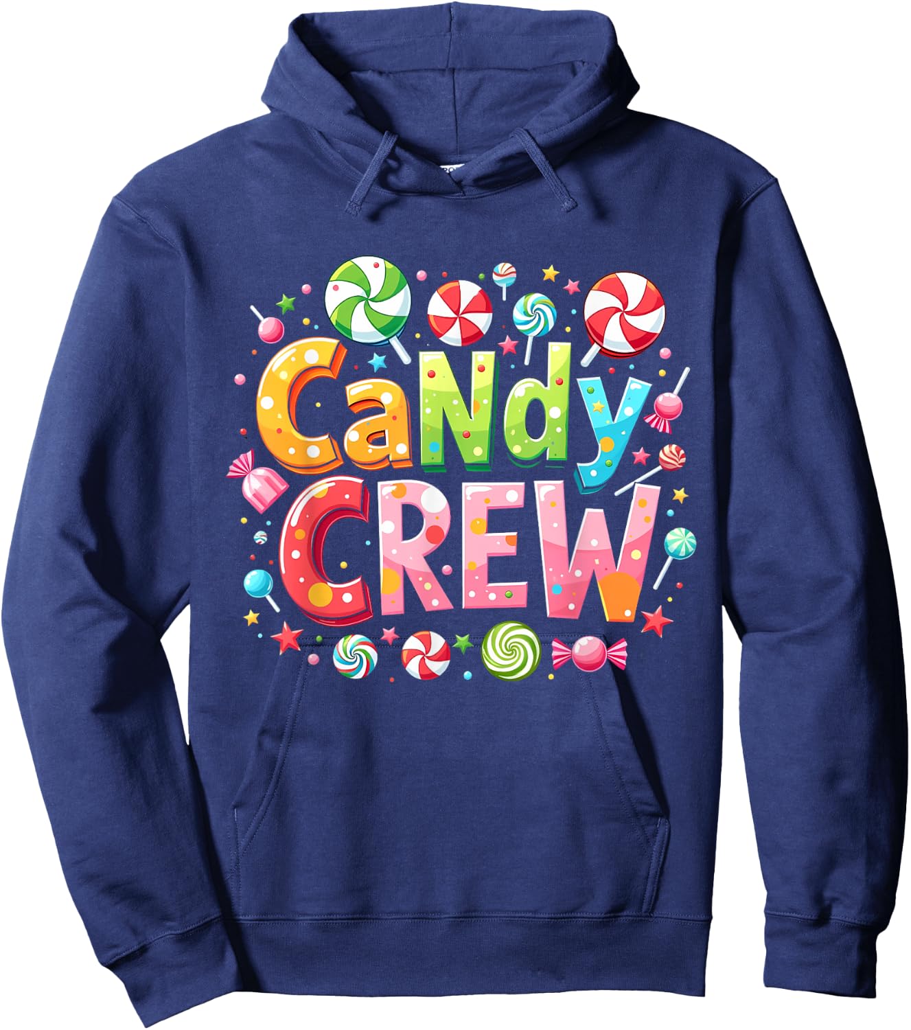 Candy Crew Decorations Sweetie Candy Squad Hoodie - Hoodie | Navy