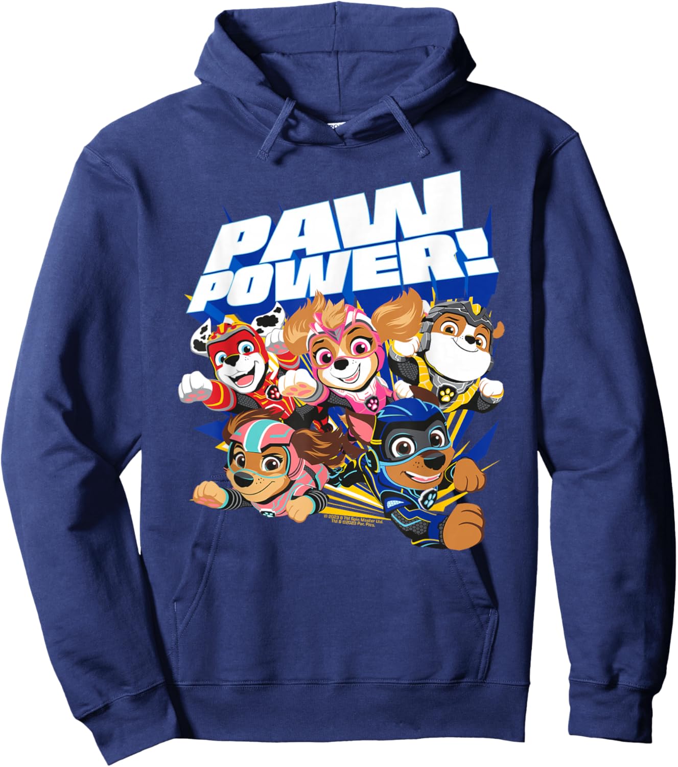 PAW Patrol: The Mighty Movie Paw Power Group Hoodie - Hoodie | Navy
