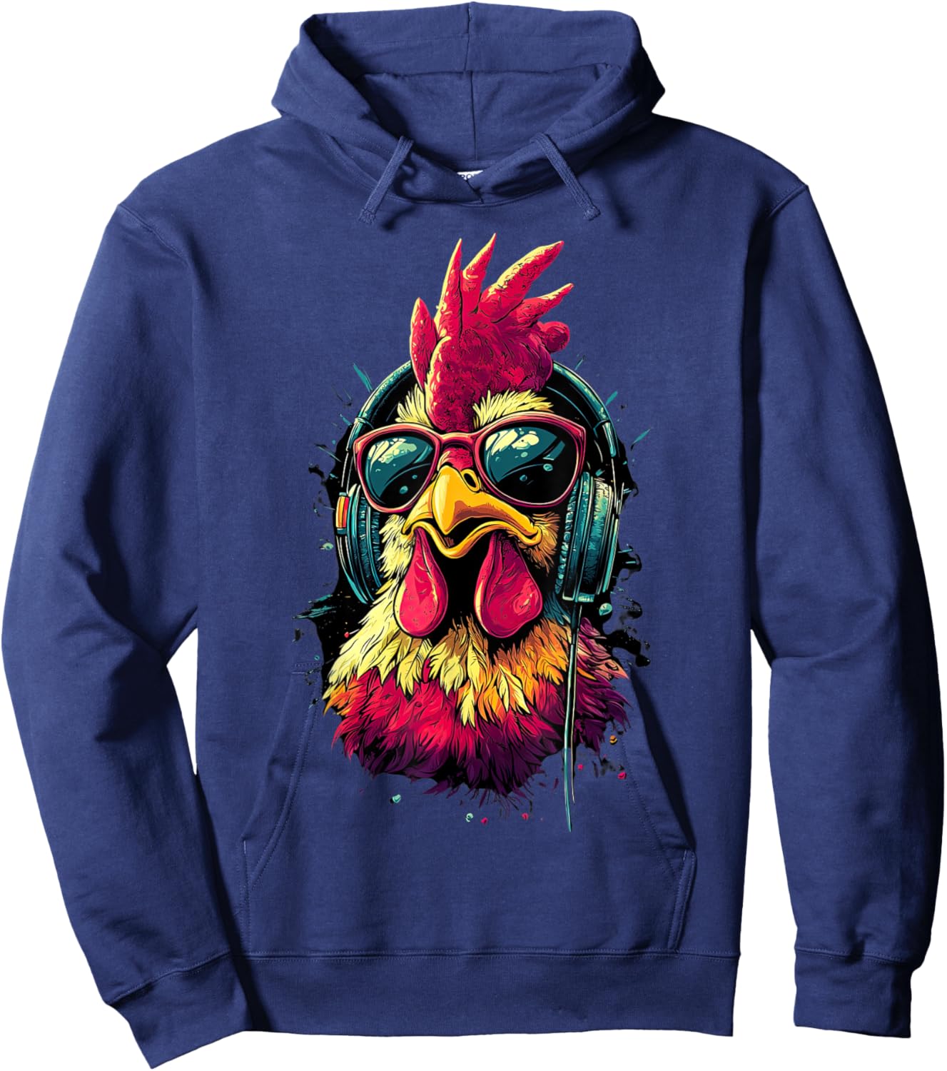 Funny Chicken cool Graffiti Urban art street Hoodie - Hoodie | Navy