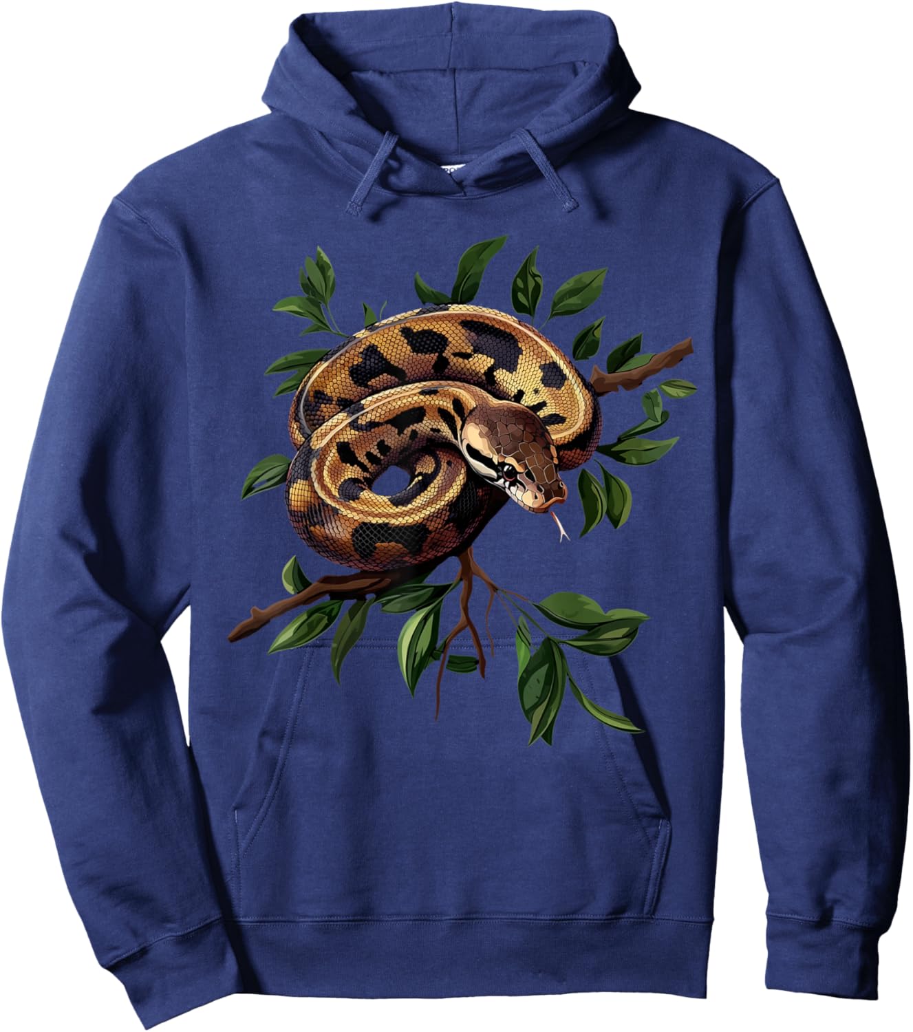 Funny King Python Lover Snakes Reptiles Python Hoodie - Hoodie | Navy