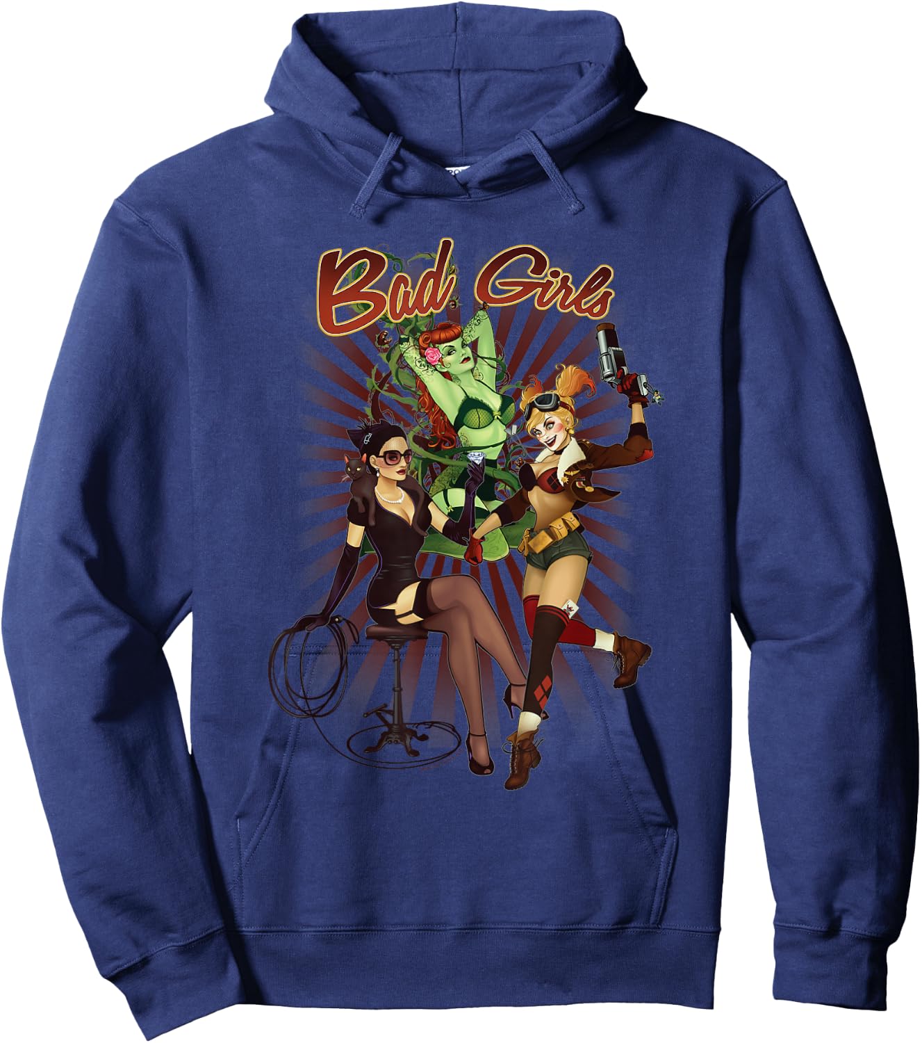 Batman Bad Girls Hoodie - Hoodie | Navy