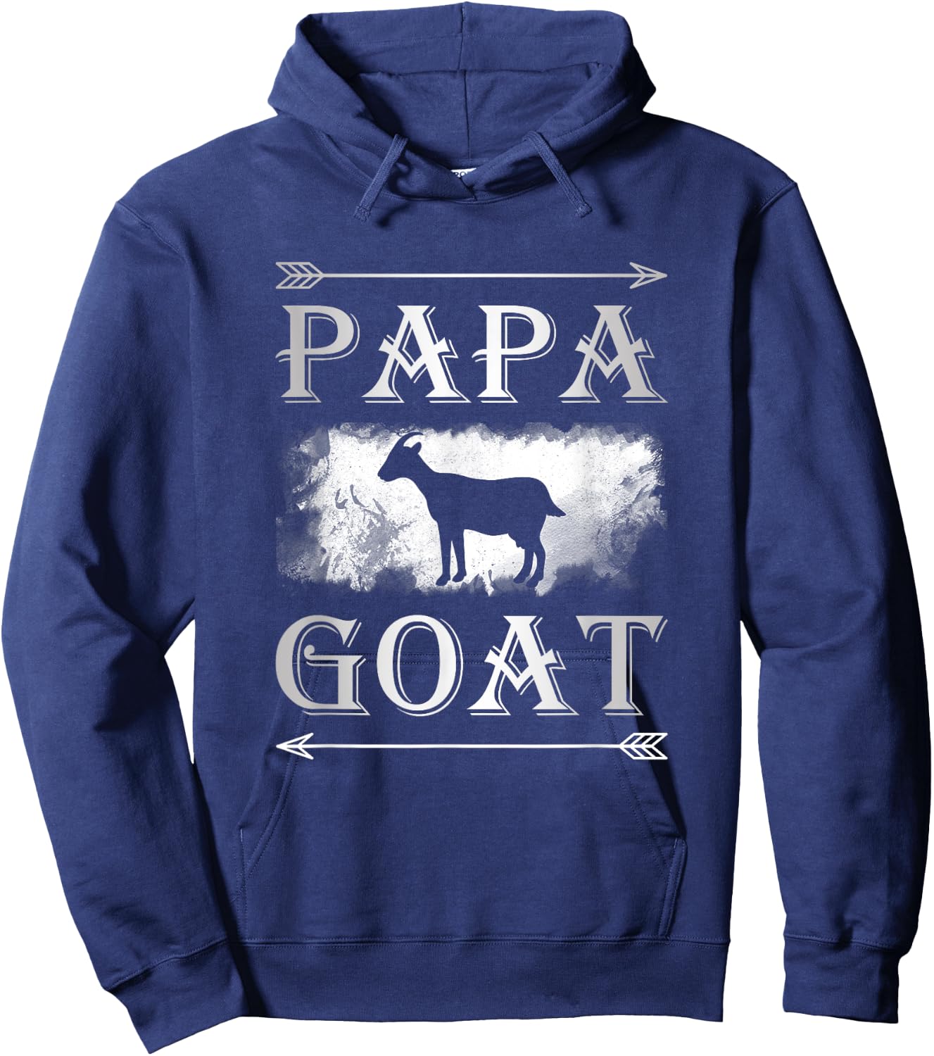 Best Husband Gifts "Papa Goat" Men Shirts Hoodie - Hoodie | Navy