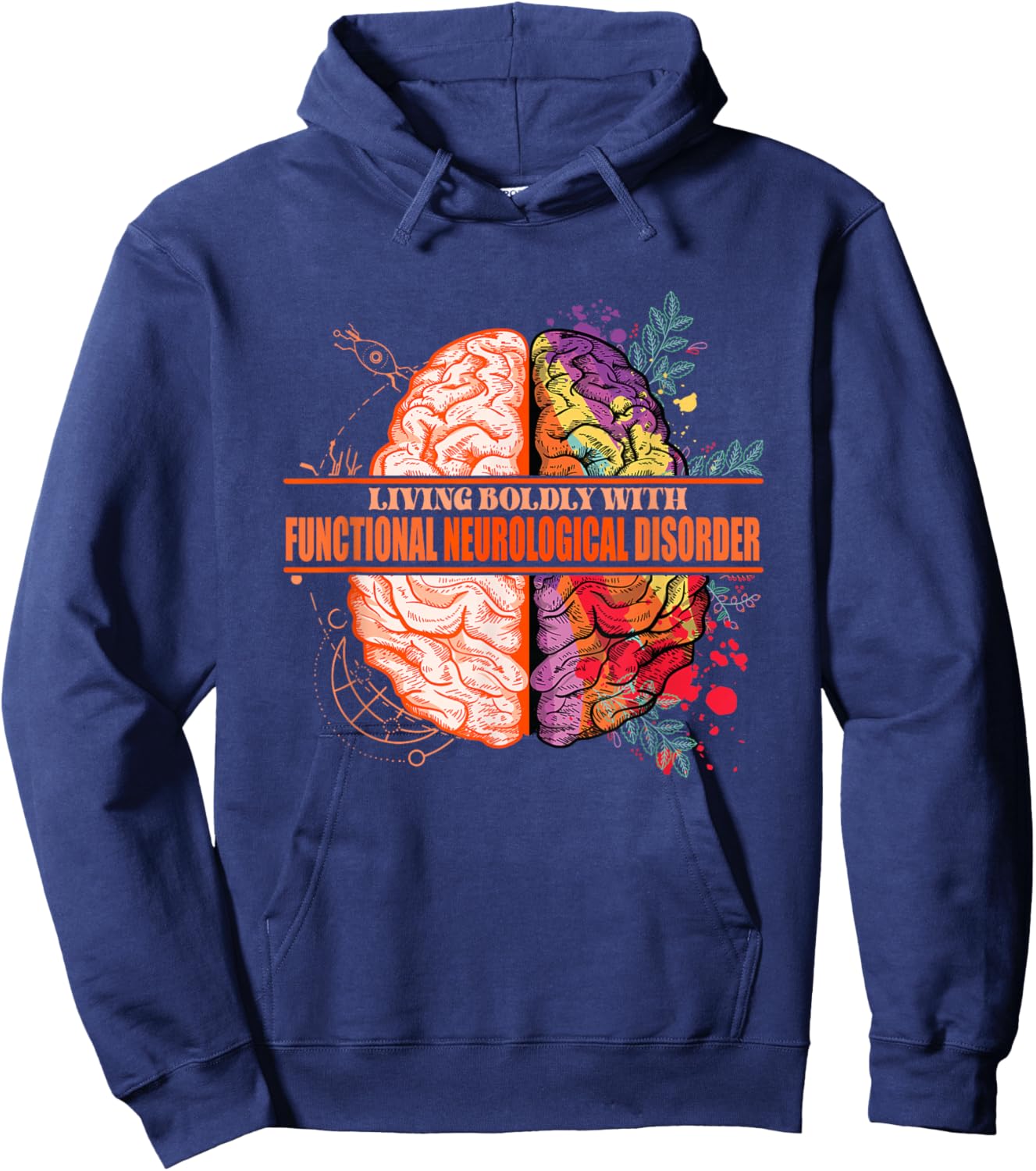 Functional Neurological Disorder Awareness Hoodie - Hoodie | Navy