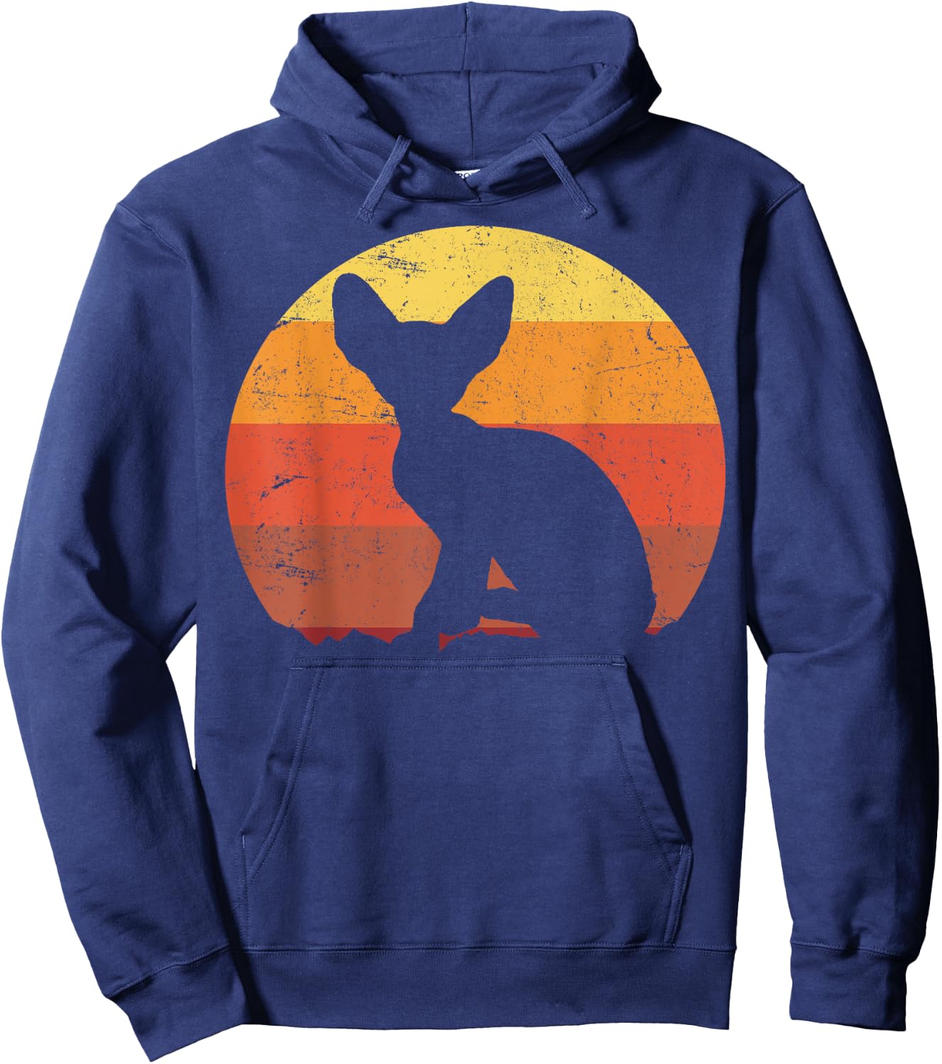 Sphynx Cat Hoodie - Hoodie | Navy
