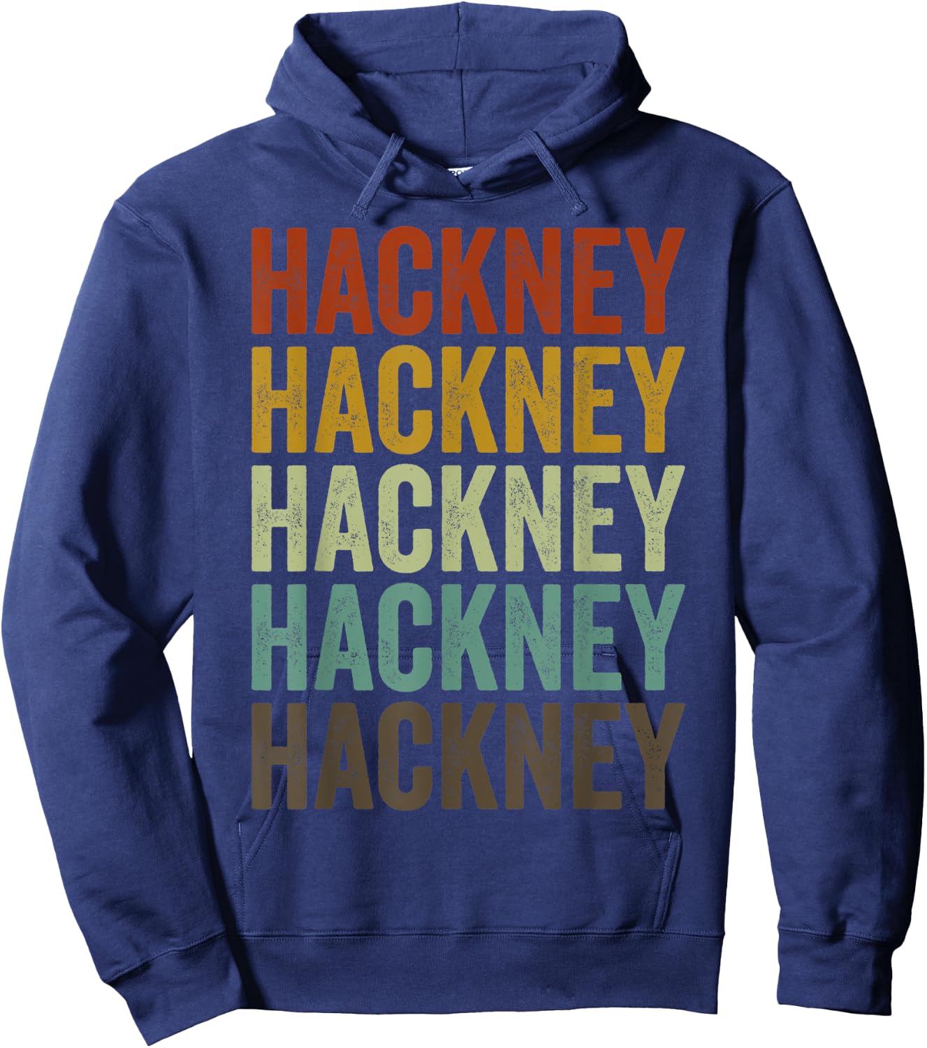 Hackney Horse Retro Hoodie - Hoodie | Navy