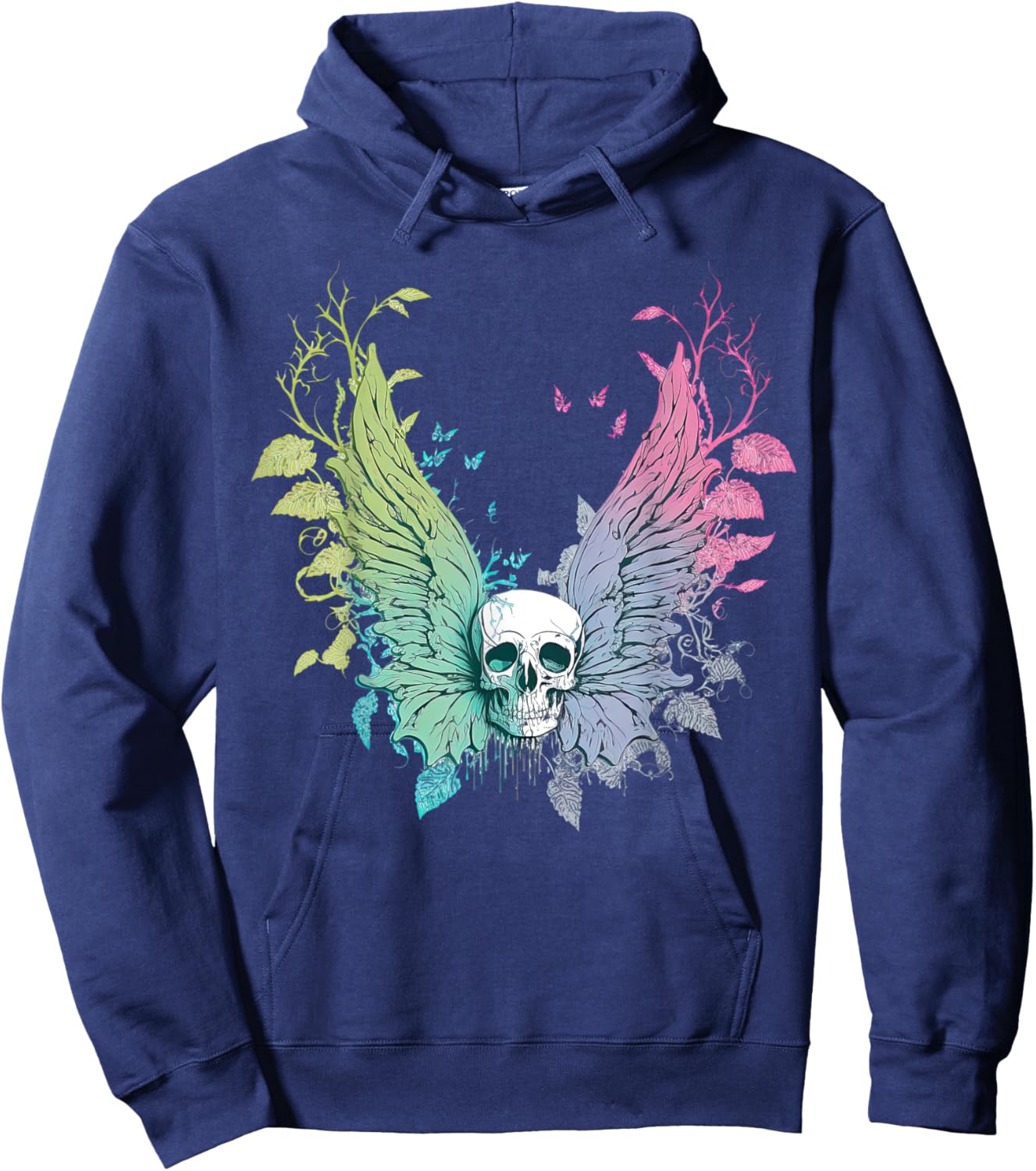 Goth Fairycore Aesthetic gothic fairy Aesthetic Hoodie - Hoodie | Navy