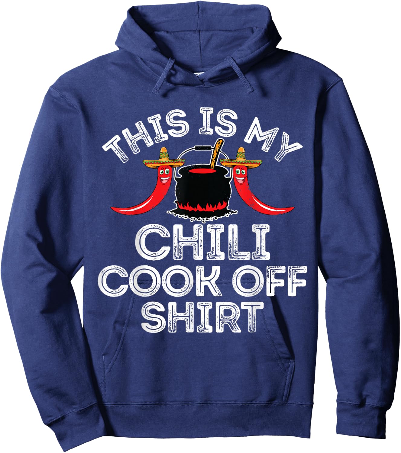 Funny Chili Cook Off Gift Women Kids Hoodie - Hoodie | Navy