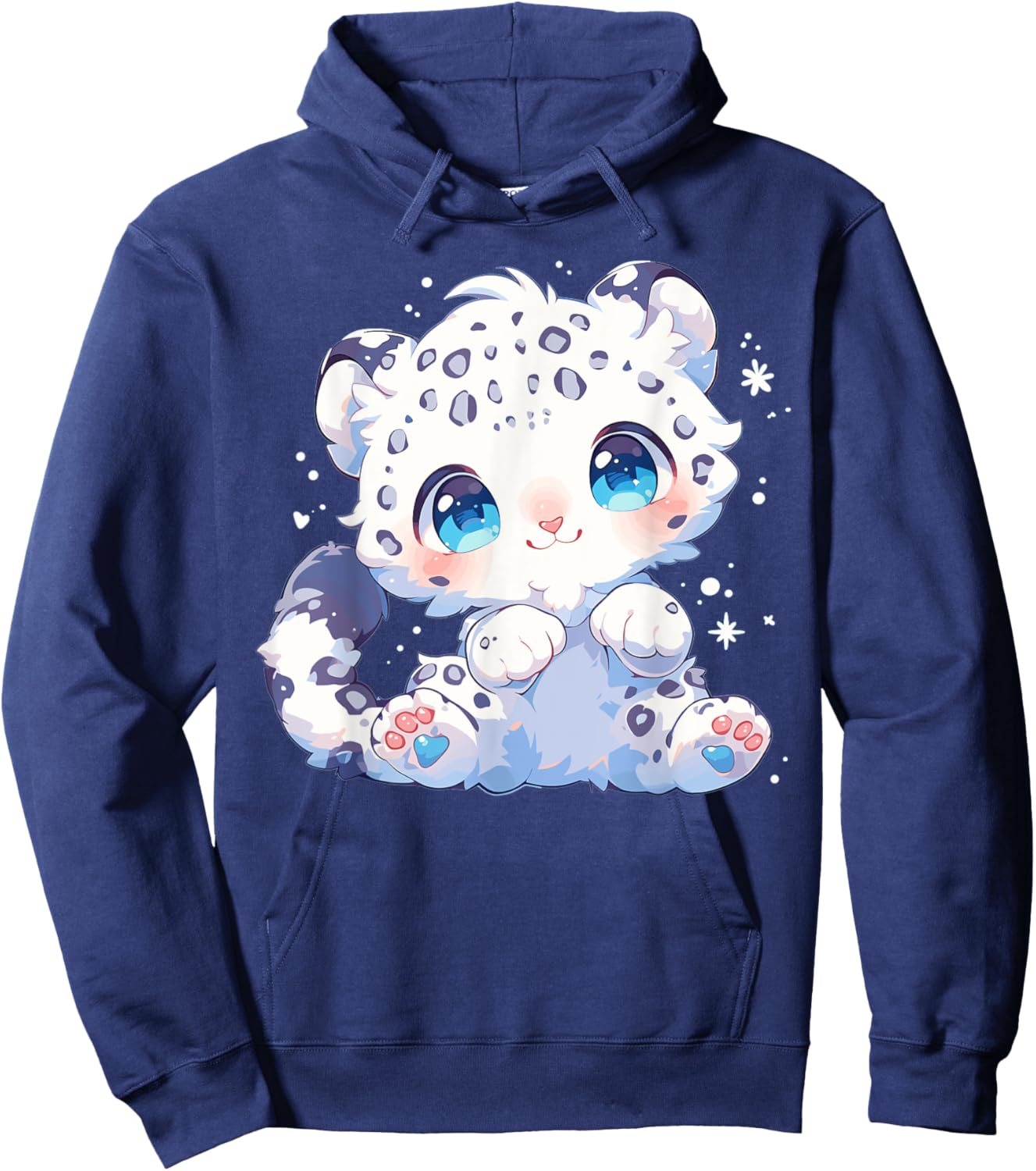 Snow Leopards Lovers Snow Leopard Hoodie - Hoodie | Navy