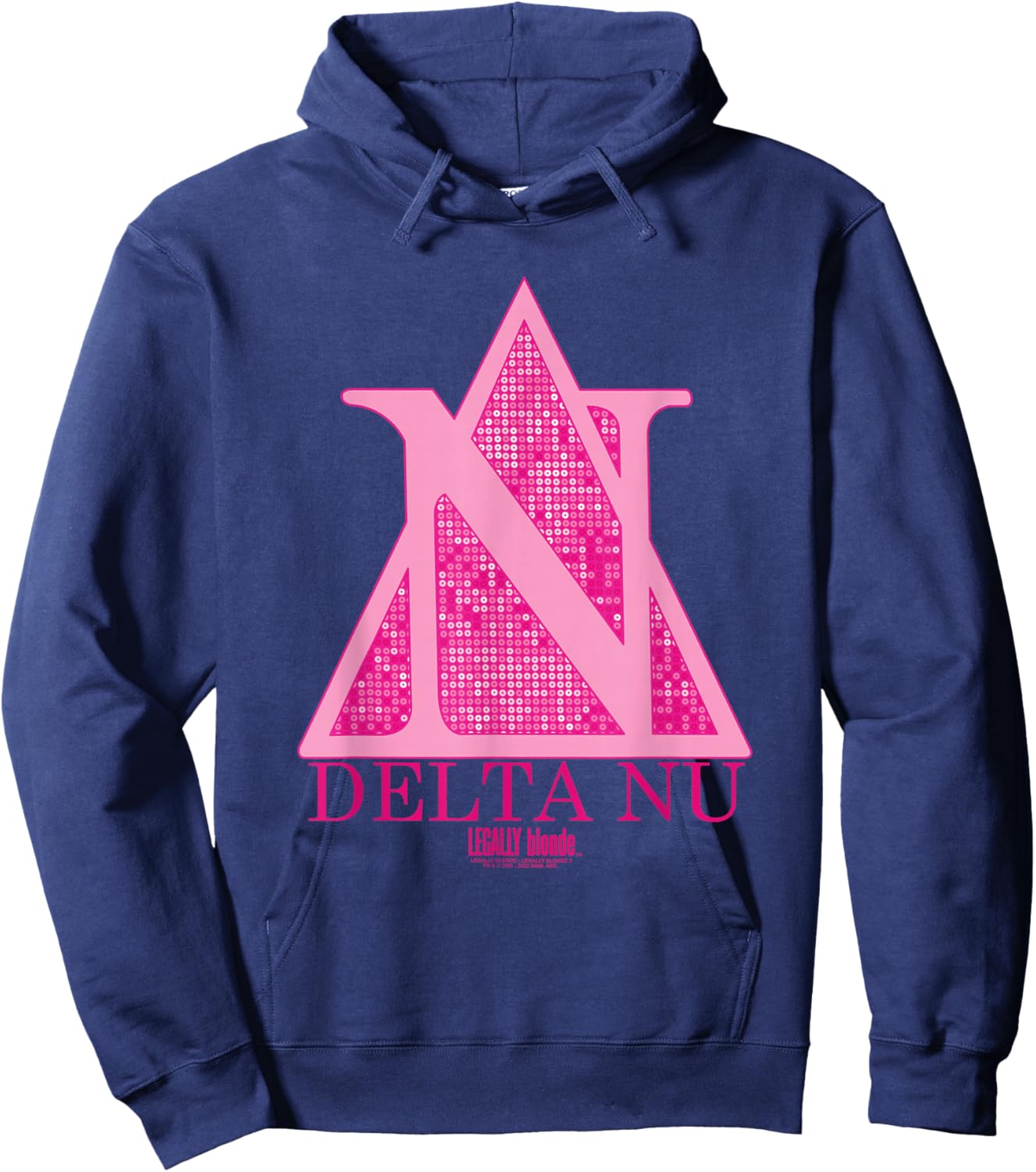 Legally Blonde Delta Nu Hoodie - Hoodie | Navy