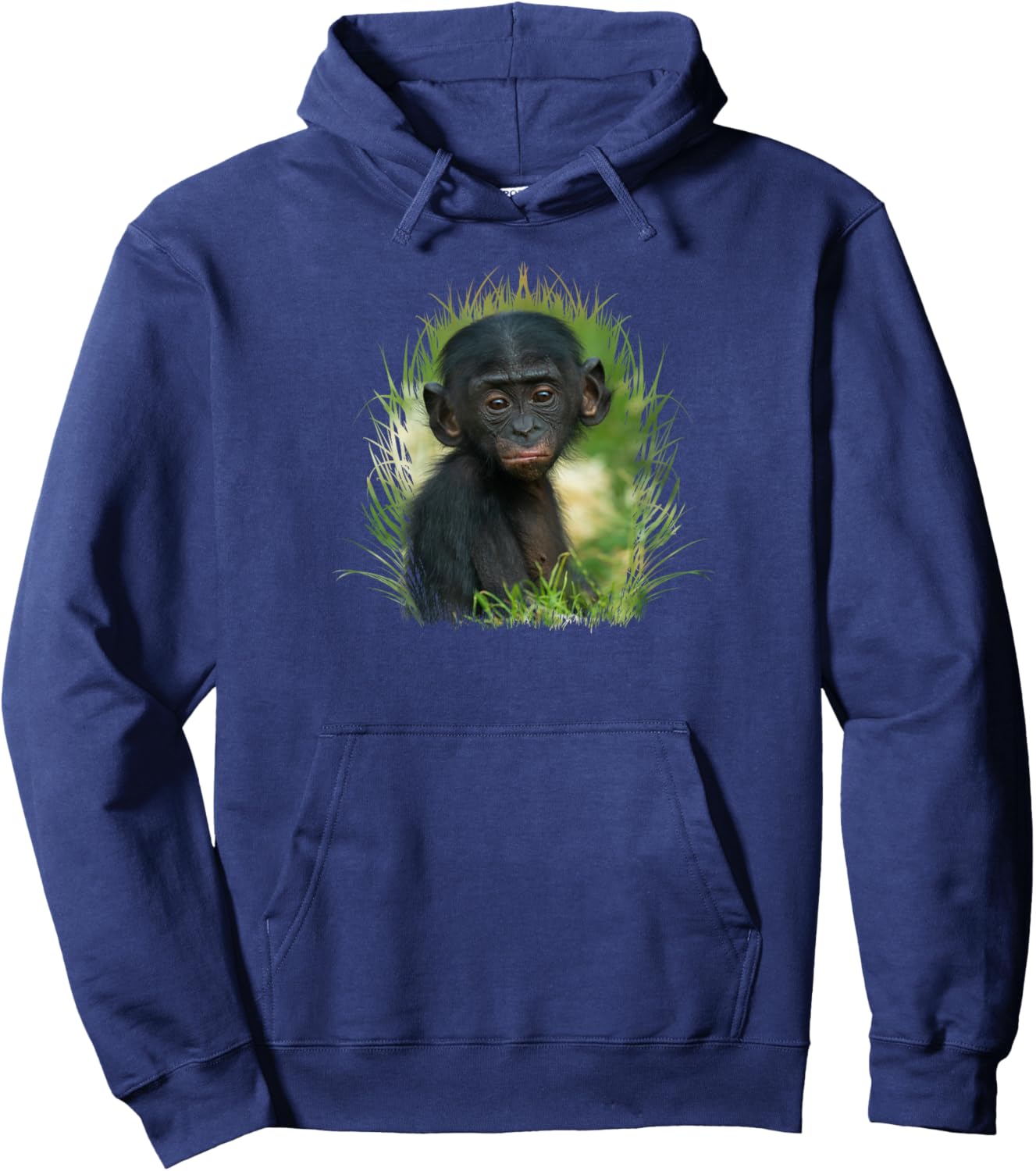 Baby Bonobo Ape Hoodie - Hoodie | Navy