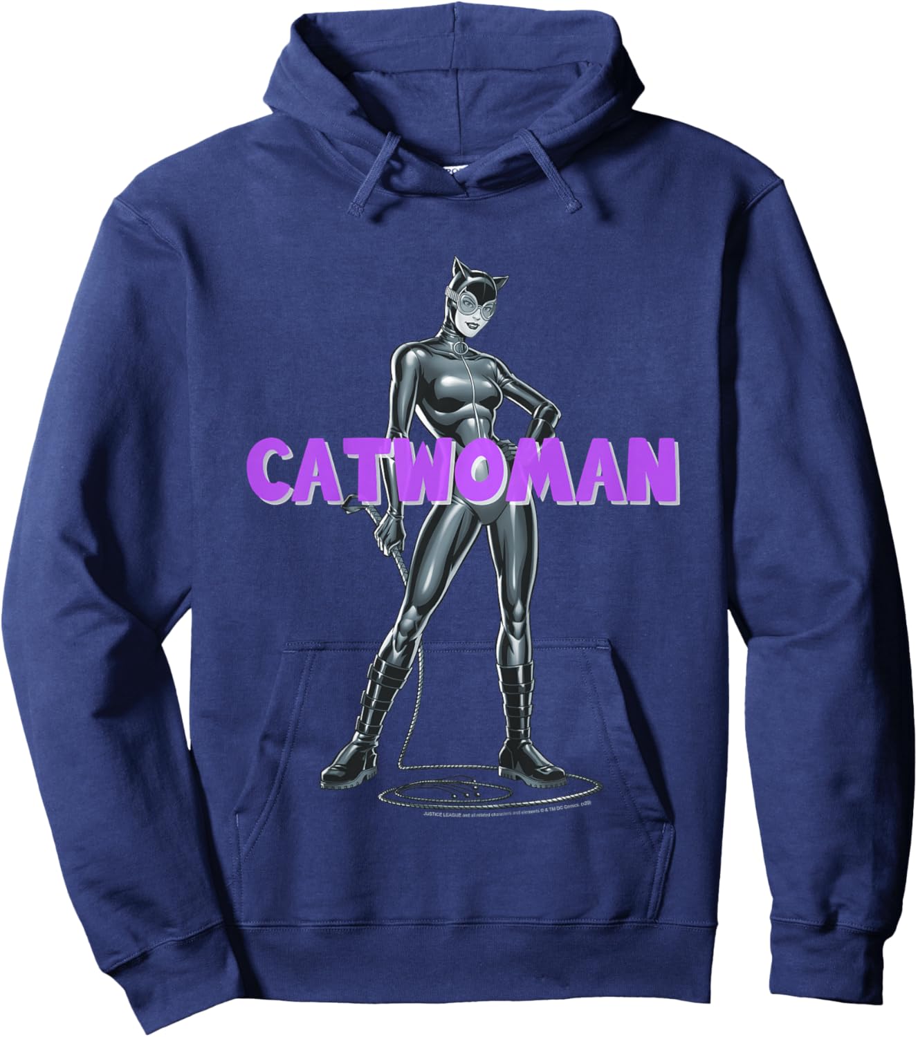 Kids DC Comics Catwoman Simple Portrait Hoodie - Hoodie | Navy