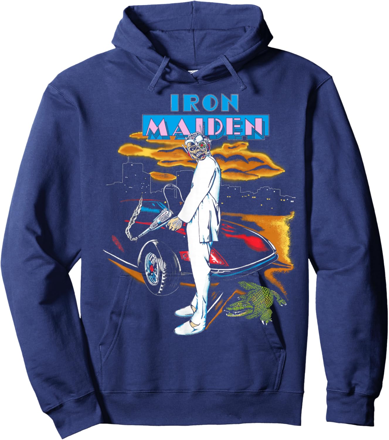 Iron Maiden Vice is Nice Hoodie - Hoodie | Navy