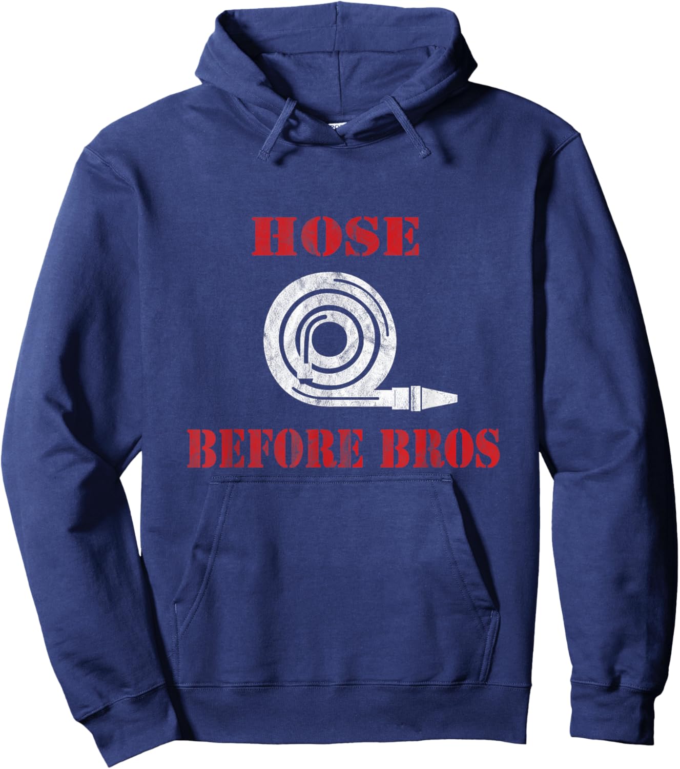 Hose Before Bros Gift Firefighter Fire Chief Hoodie - Hoodie | Navy