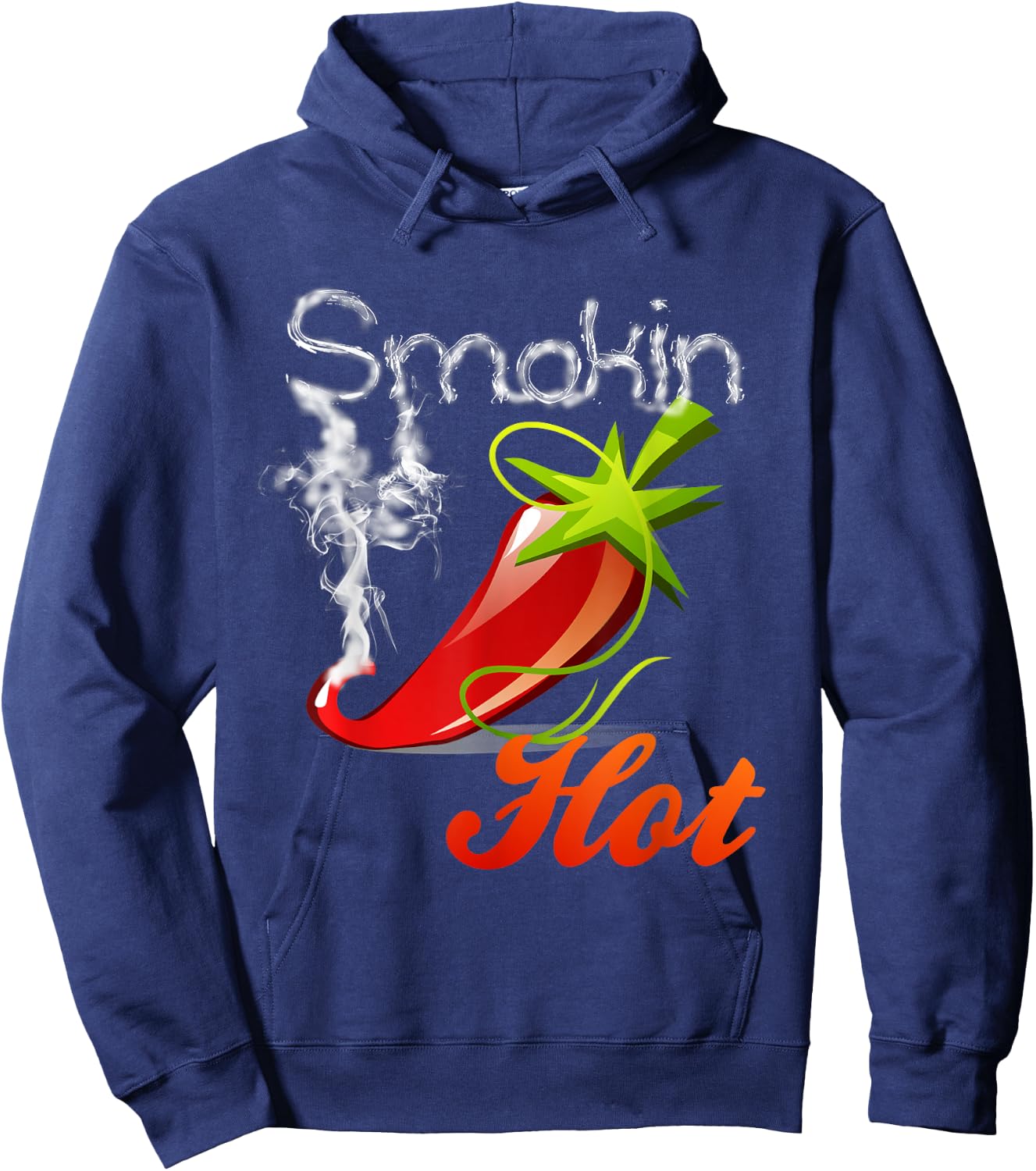 Spicy Shirt Mexican Hot Jalapeno Funny Gift Hoodie - Hoodie | Navy