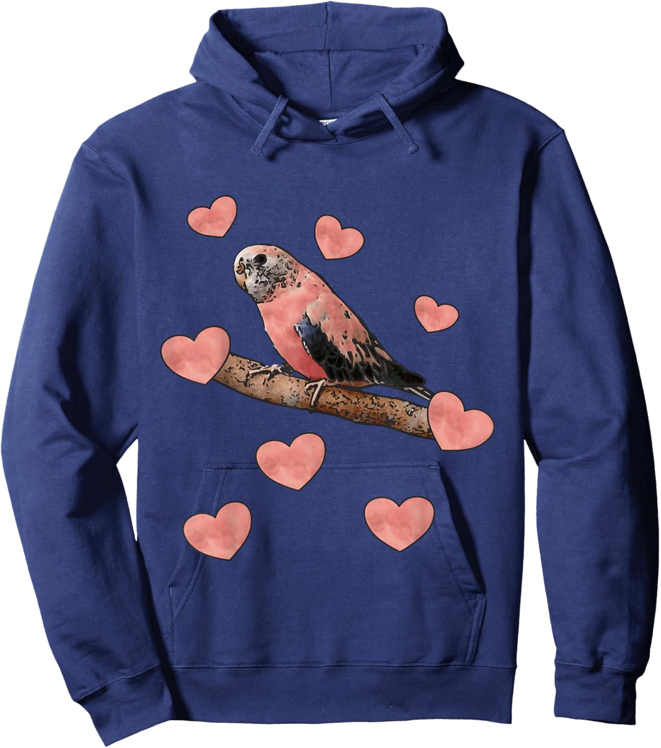 Bourke parakeet love Hoodie - Hoodie | Navy
