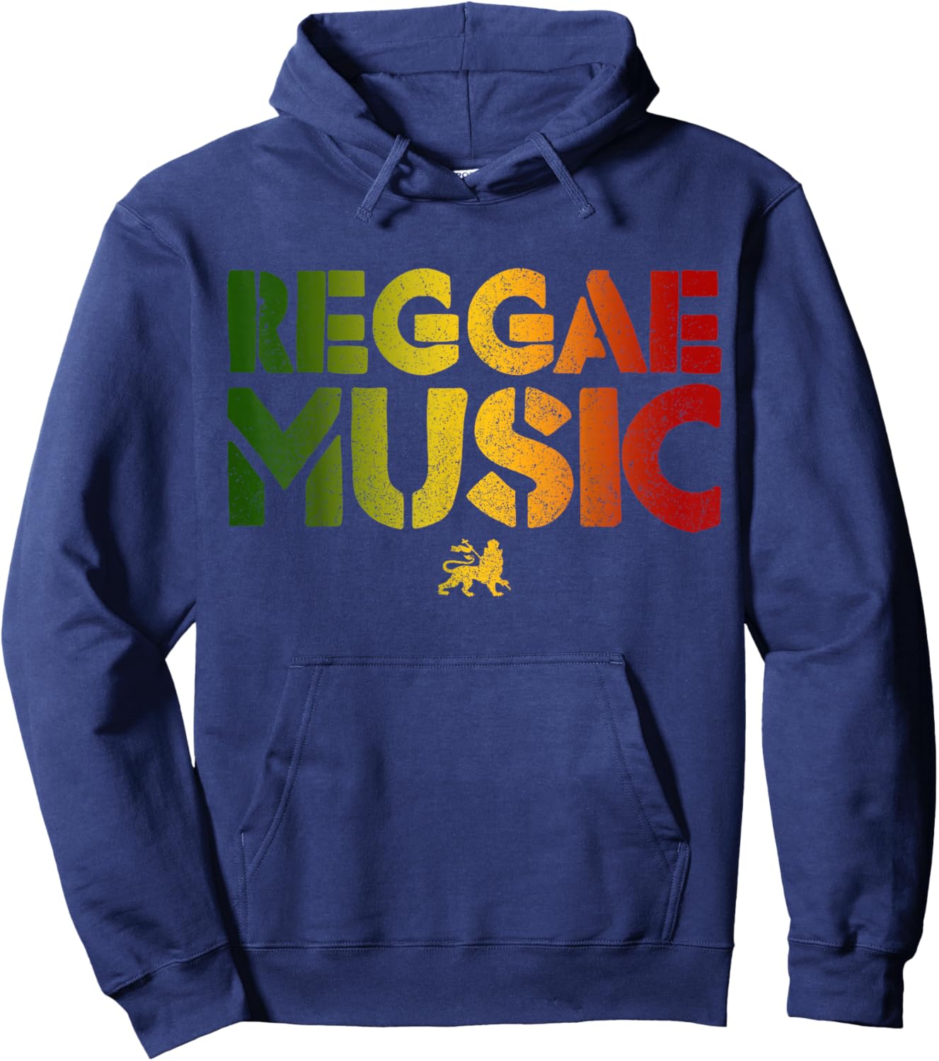 Reggae Music Rastafari Rasta Jamaica Gift Hoodie - Hoodie | Navy